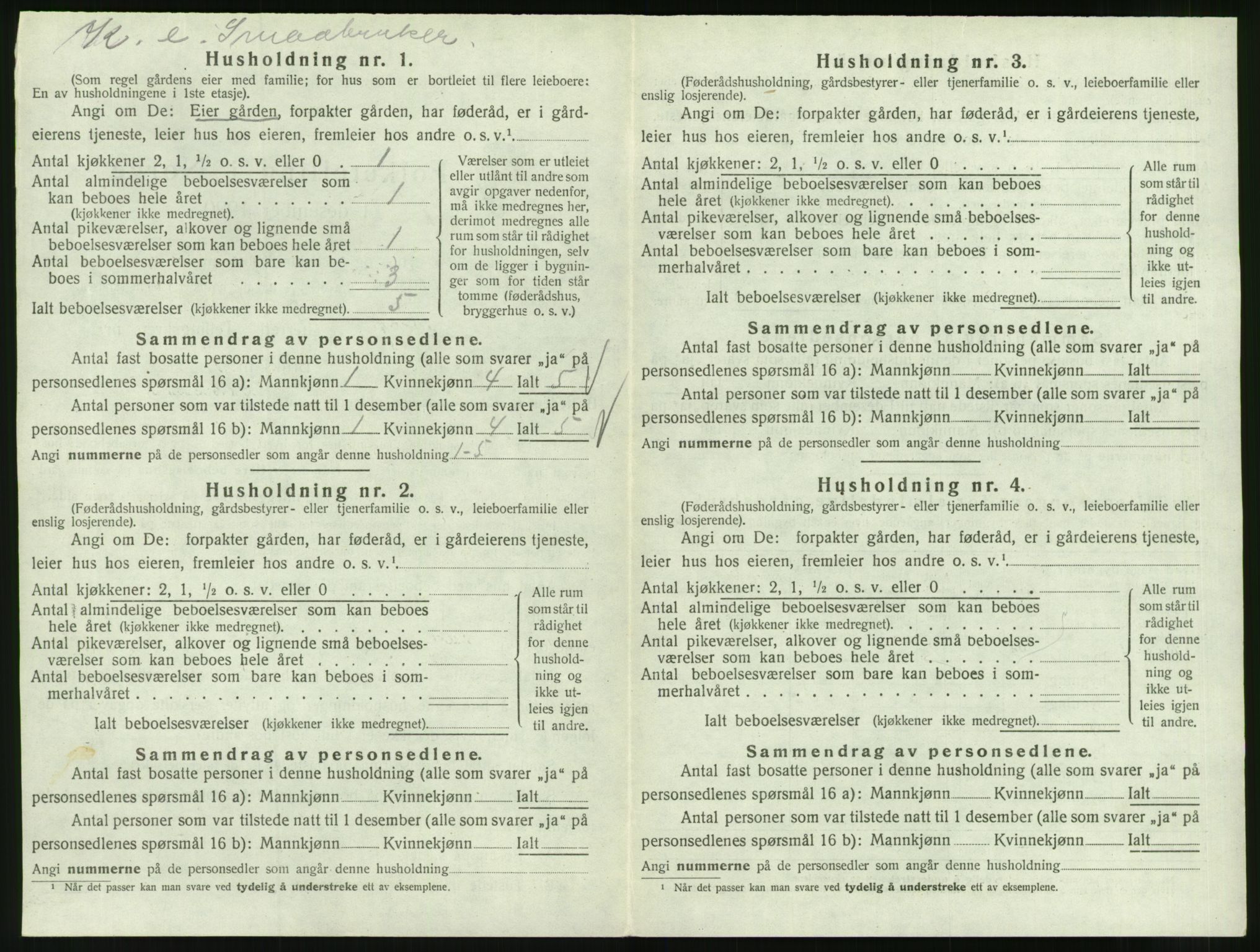 SAT, Folketelling 1920 for 1541 Veøy herred, 1920, s. 448