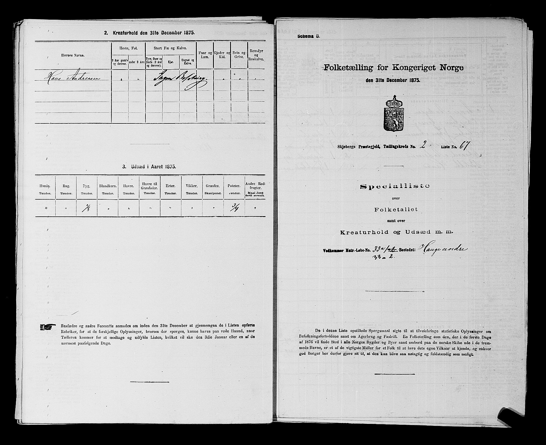 RA, Folketelling 1875 for 0115P Skjeberg prestegjeld, 1875, s. 361