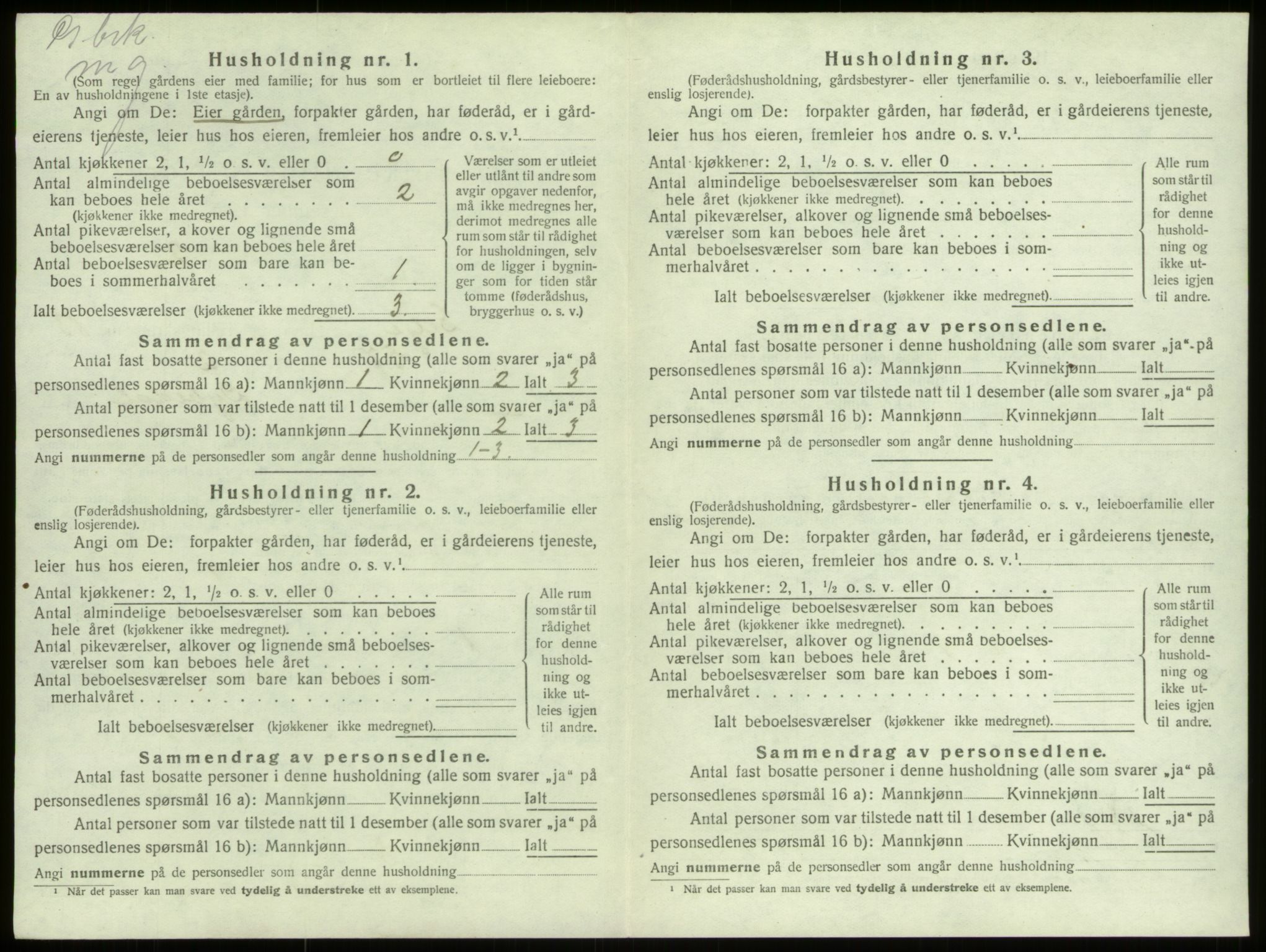 SAB, Folketelling 1920 for 1441 Selje herred, 1920, s. 748
