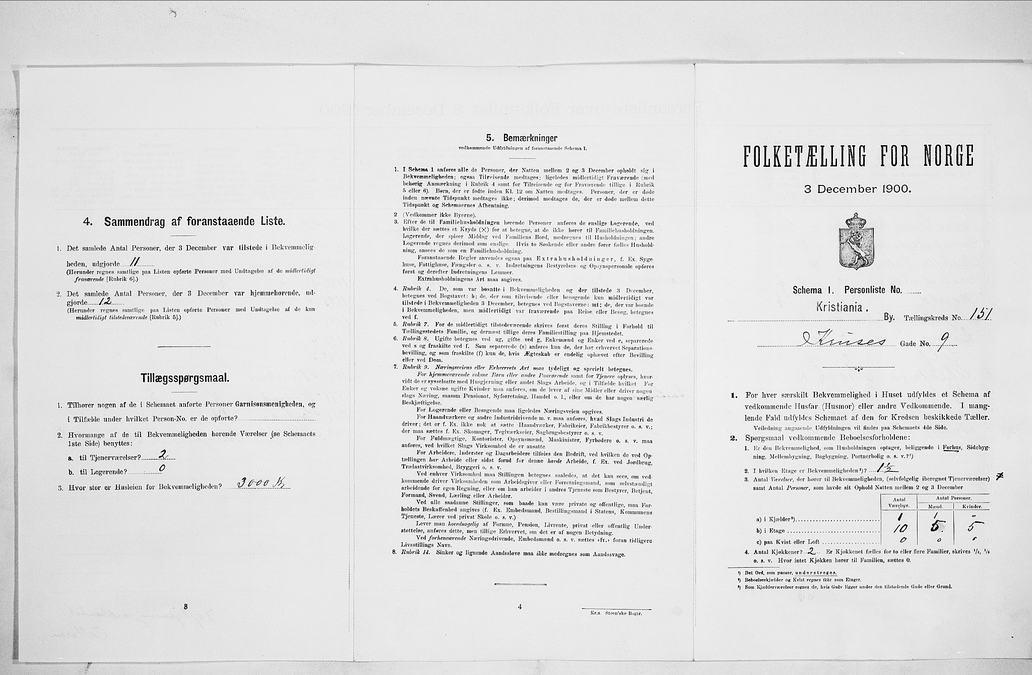 SAO, Folketelling 1900 for 0301 Kristiania kjøpstad, 1900, s. 50211