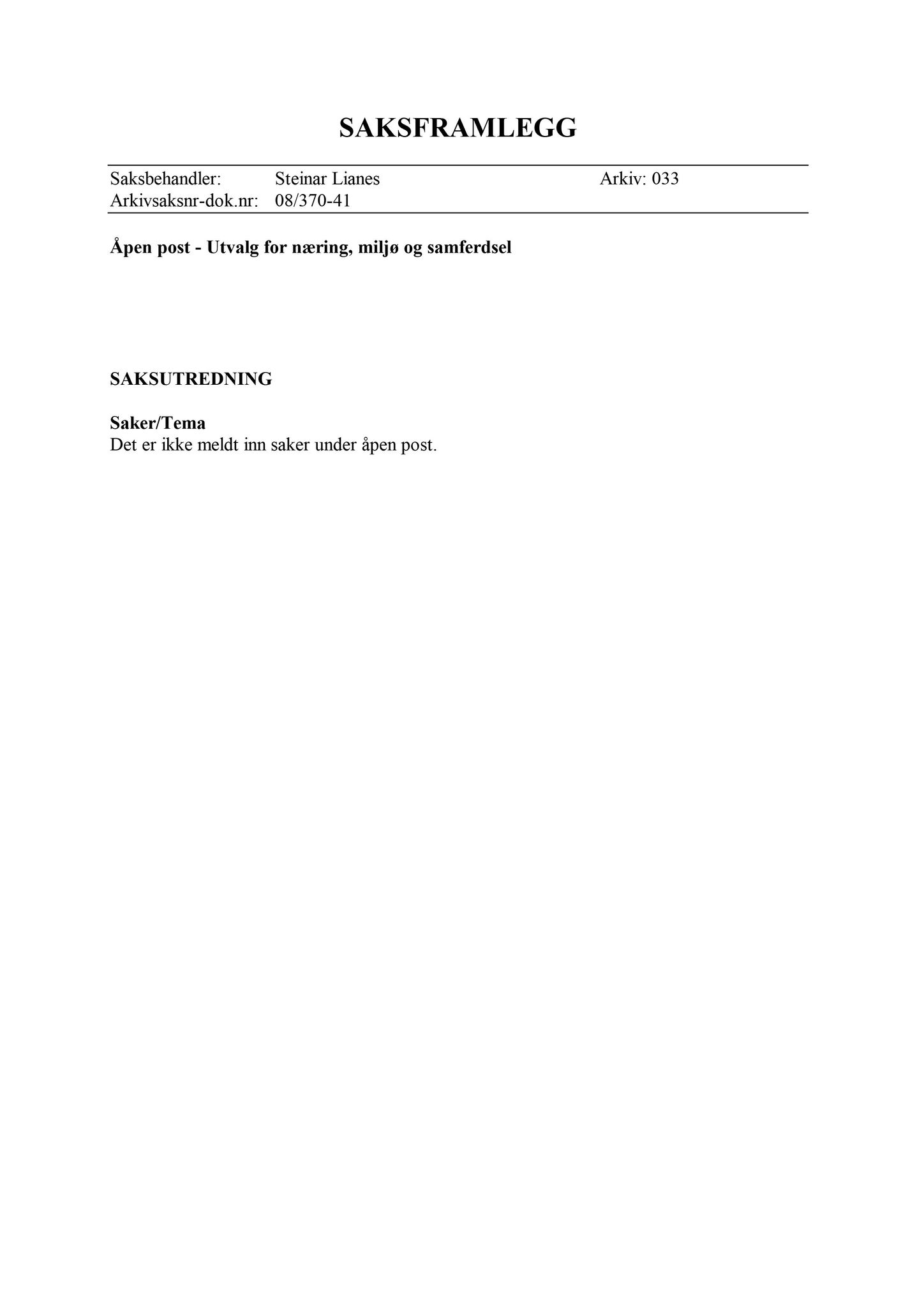 Klæbu Kommune, TRKO/KK/13-NMS/L003: Utvalg for næring, miljø og samferdsel, 2010, s. 252