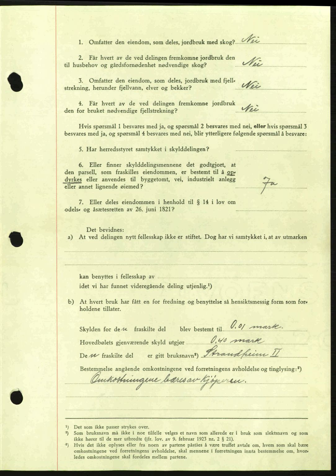 Nordmøre sorenskriveri, AV/SAT-A-4132/1/2/2Ca: Pantebok nr. A98, 1944-1944, Dagboknr: 1894/1944