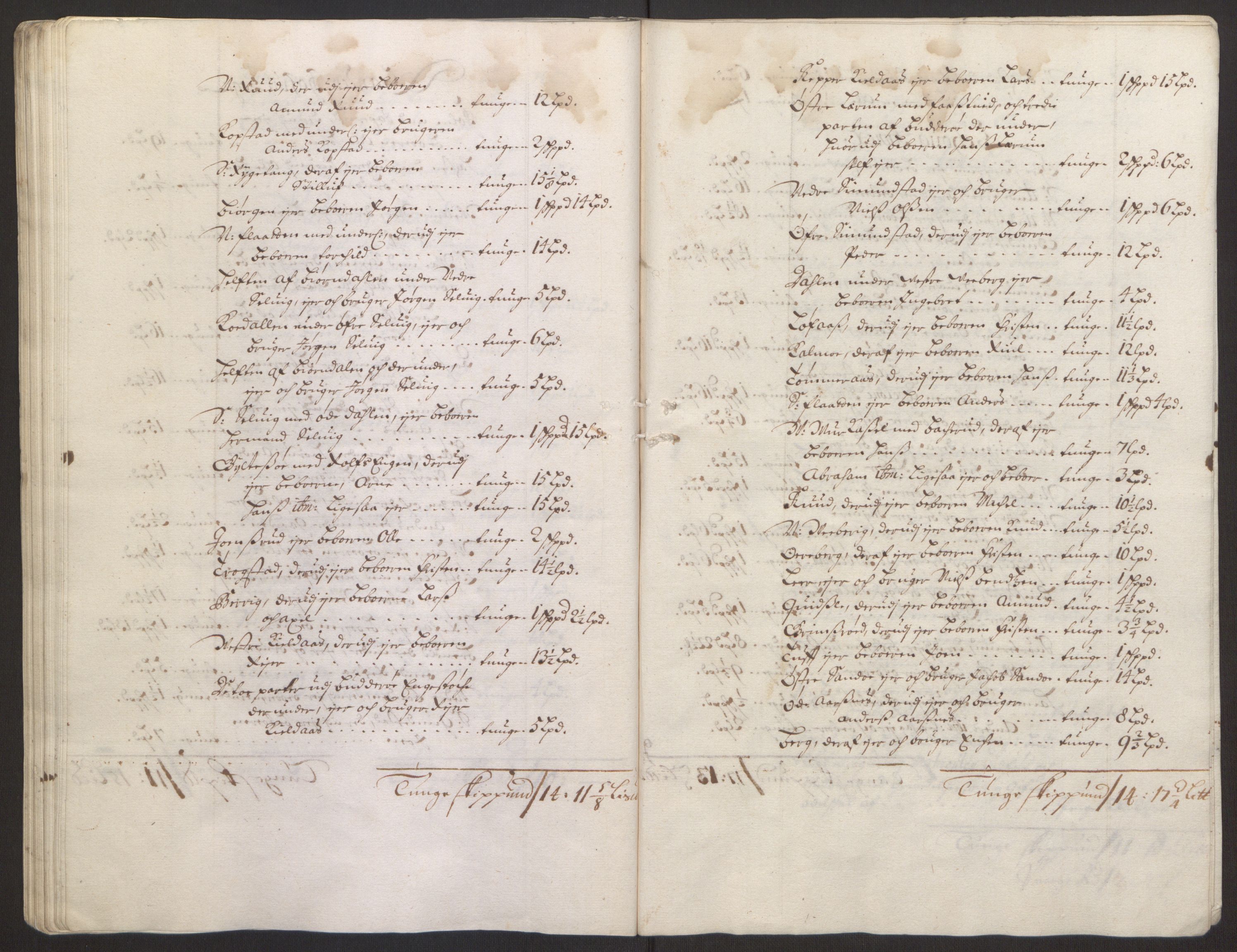 Rentekammeret inntil 1814, Reviderte regnskaper, Fogderegnskap, AV/RA-EA-4092/R32/L1867: Fogderegnskap Jarlsberg grevskap, 1694-1696, s. 123