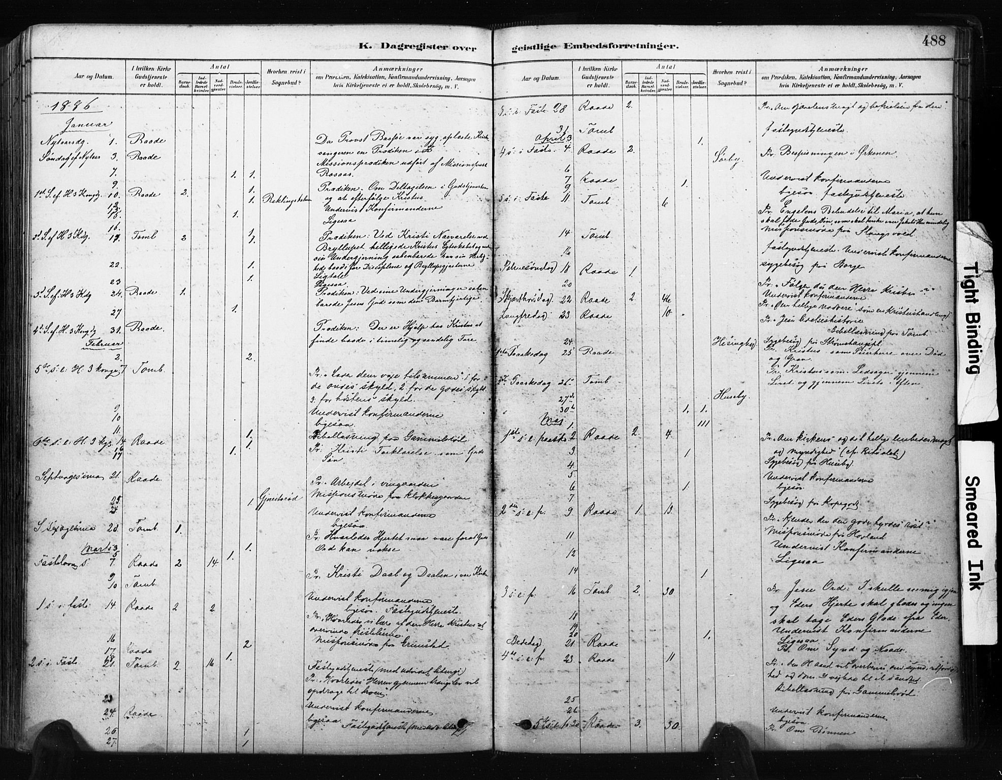 Råde prestekontor kirkebøker, AV/SAO-A-2009/F/Fa/L0007: Ministerialbok nr. 7, 1878-1902, s. 488