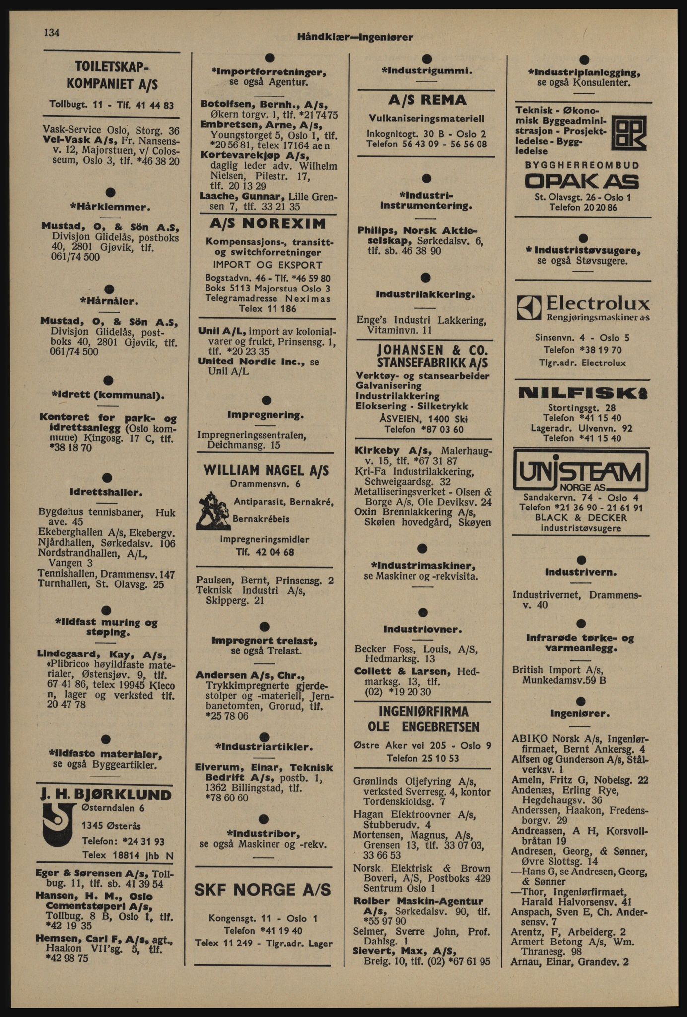 Kristiania/Oslo adressebok, PUBL/-, 1976-1977, s. 134