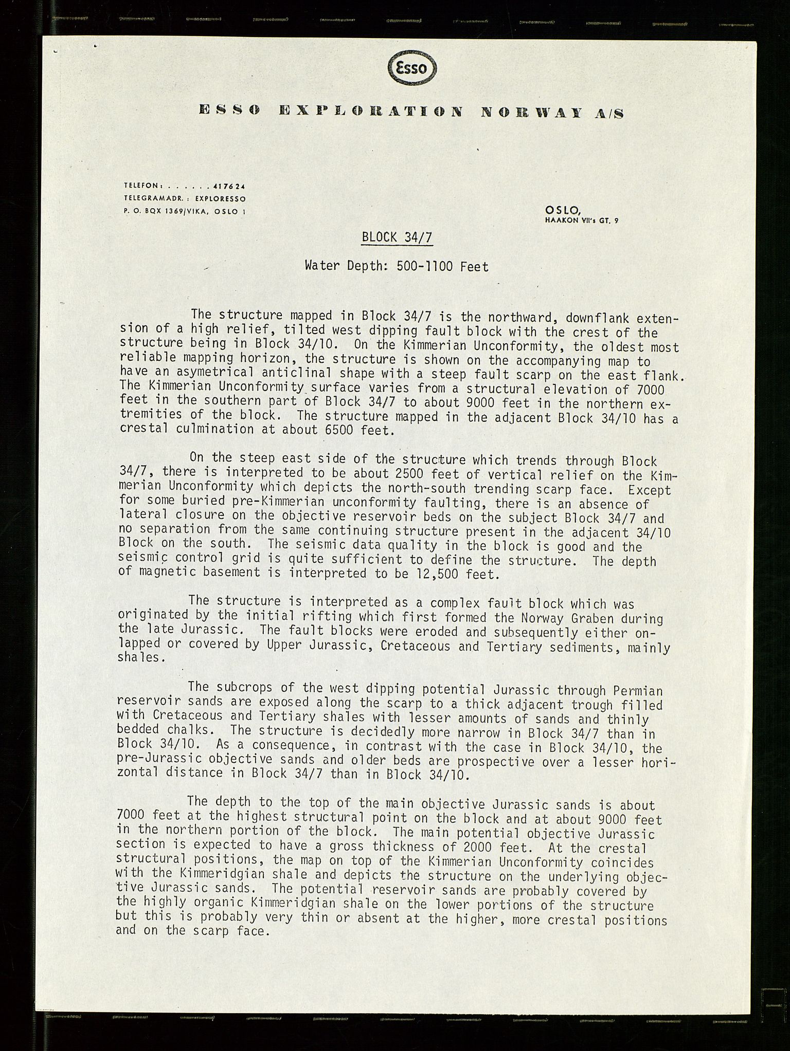 Pa 1512 - Esso Exploration and Production Norway Inc., AV/SAST-A-101917/E/Ea/L0025: Sak og korrespondanse, 1966-1974, s. 598