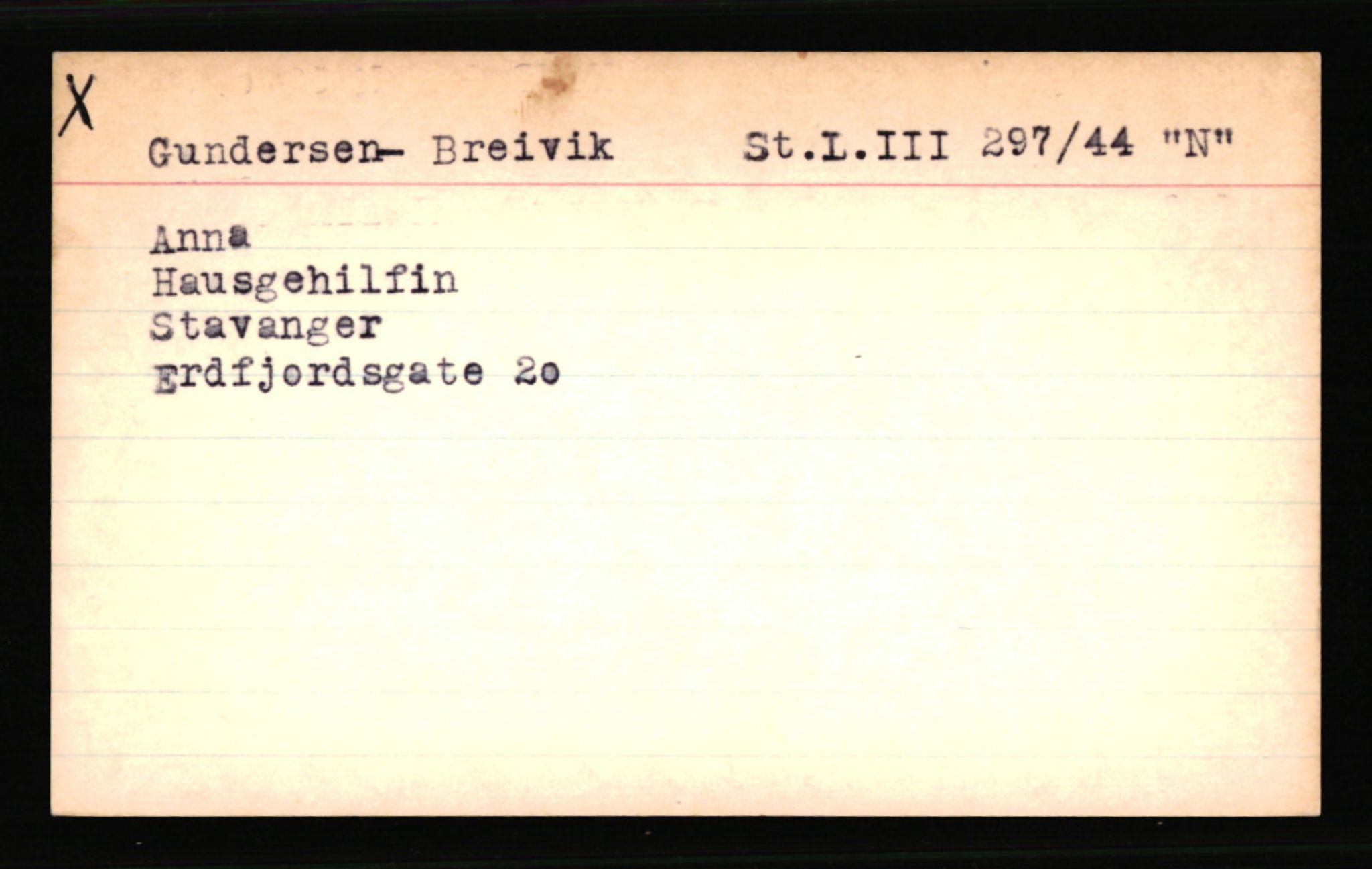 SS- und Polizeigericht Nord (IX), RA/RAFA-3182/0001/C/Ca/L0002: kartotekkort for personer alfabetisk på etternavn: D-H, 1940-1945, s. 670