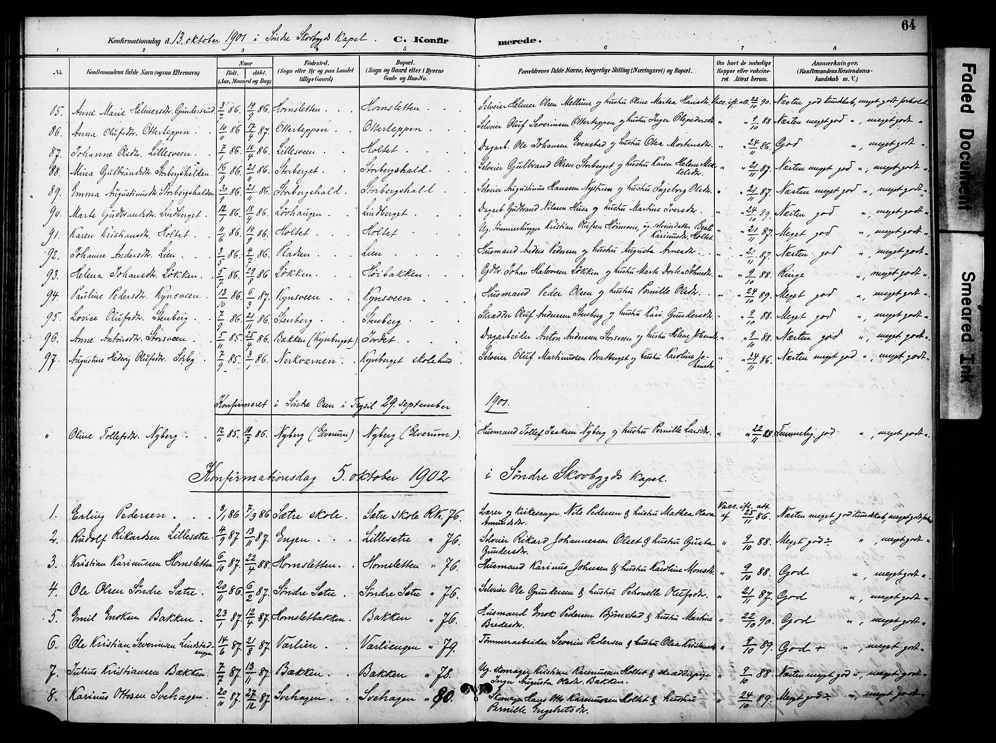 Elverum prestekontor, AV/SAH-PREST-044/H/Ha/Haa/L0015: Ministerialbok nr. 15, 1893-1913, s. 64