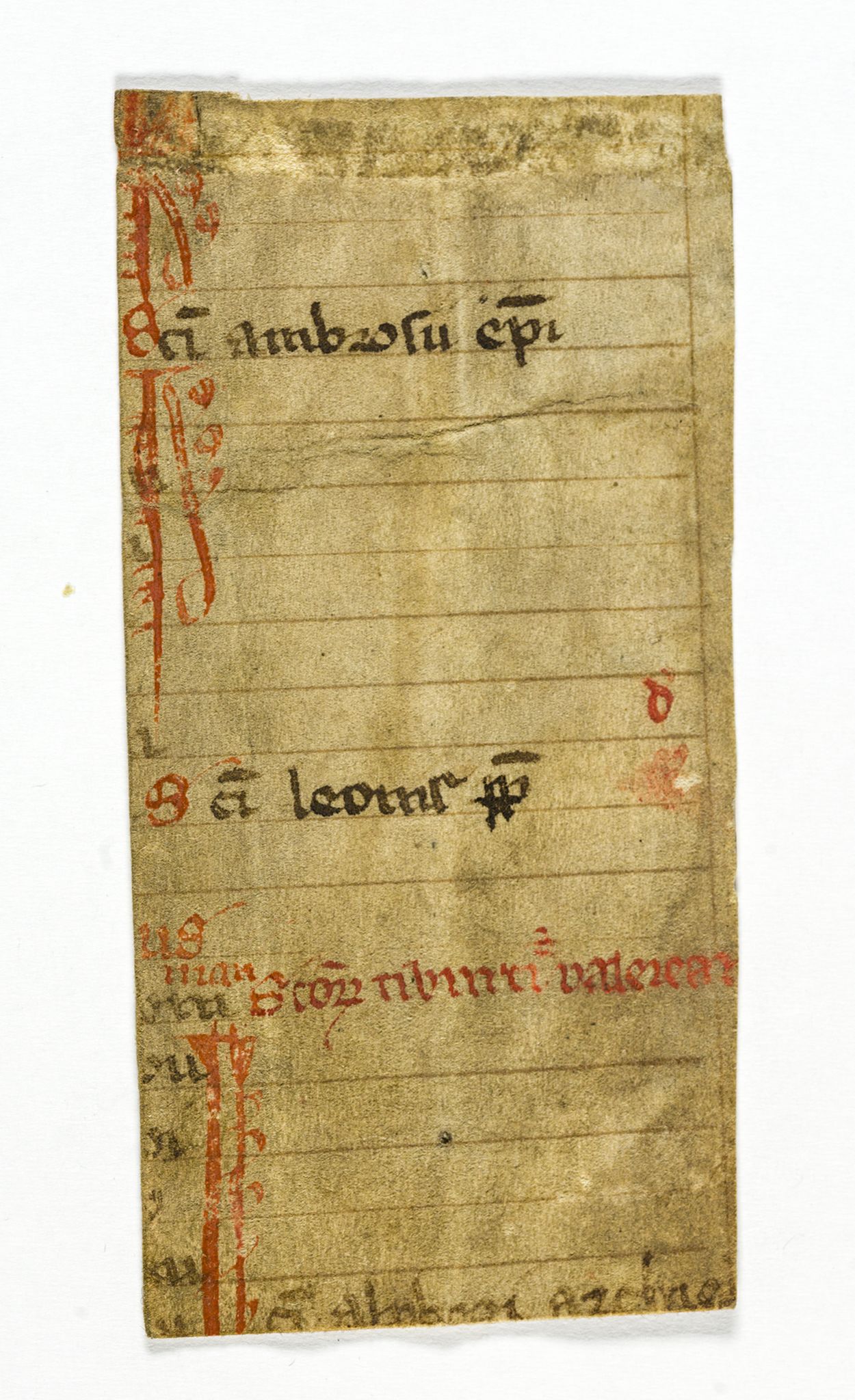 Riksarkivets diplomsamling, AV/RA-EA-5965/F26/L0004: Norrøne membranfragmenter bestand 31-50, 1100-1536, s. 87