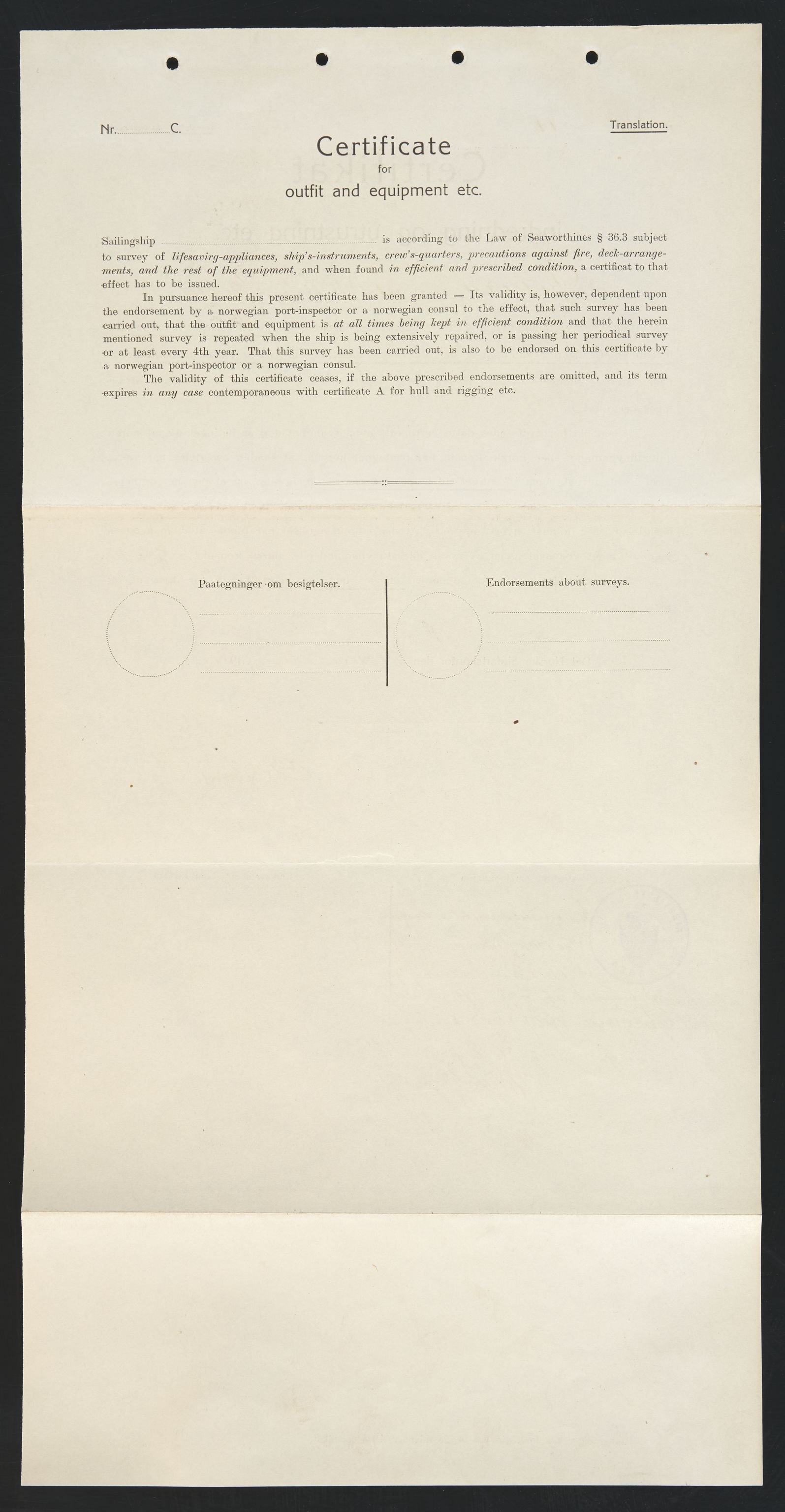 Sjøfartsdirektoratet med forløpere, skipsmapper slettede skip, AV/RA-S-4998/F/Fa/L0235: --, 1847-1930, s. 252