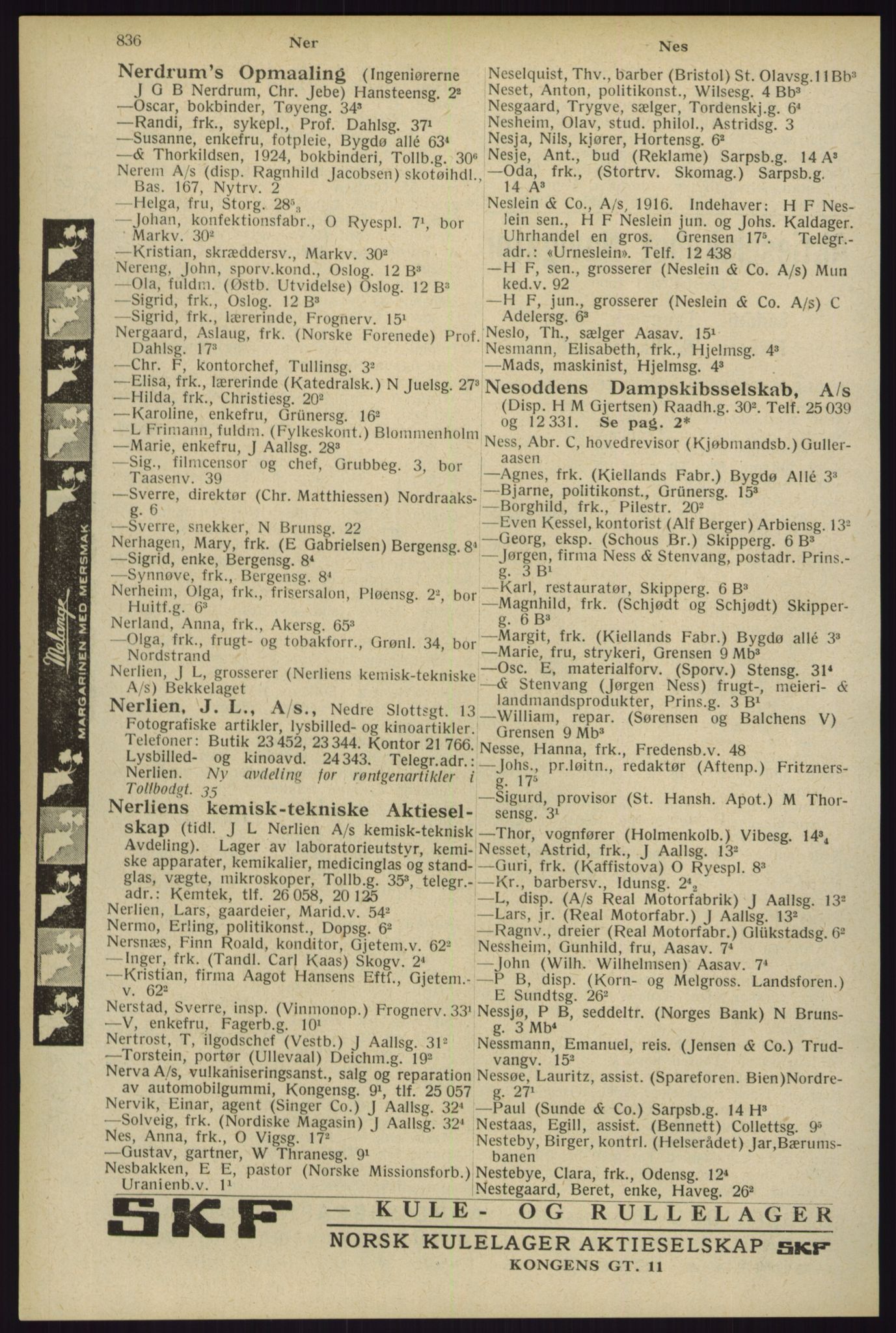 Kristiania/Oslo adressebok, PUBL/-, 1929, s. 836