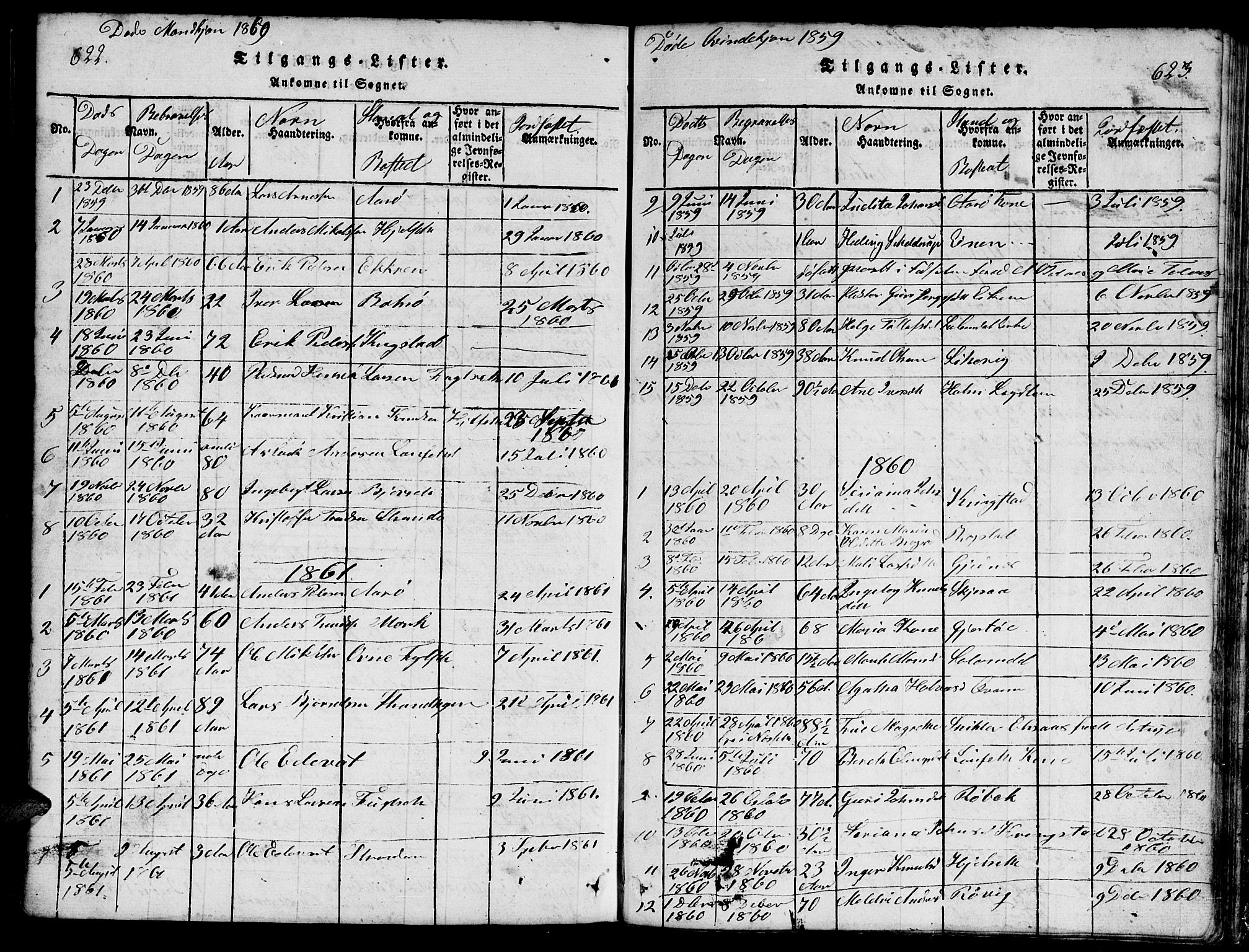 Ministerialprotokoller, klokkerbøker og fødselsregistre - Møre og Romsdal, AV/SAT-A-1454/555/L0665: Klokkerbok nr. 555C01, 1818-1868, s. 622-623