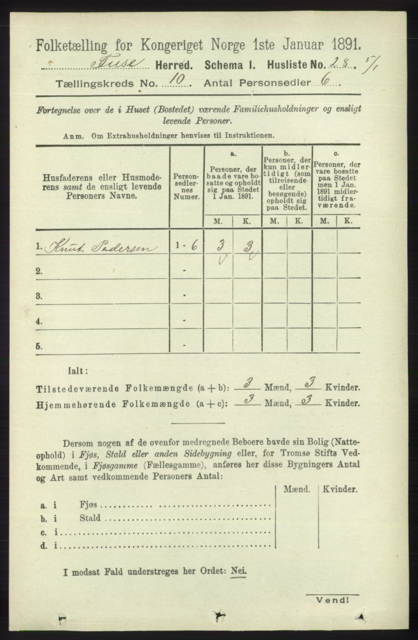 RA, Folketelling 1891 for 1241 Fusa herred, 1891, s. 1914