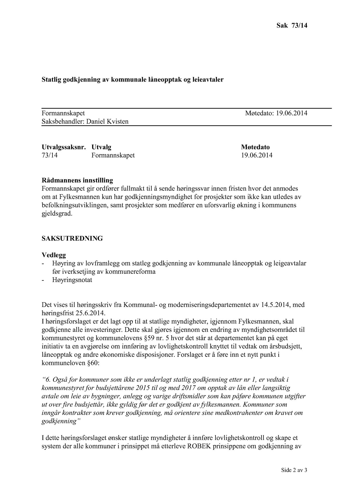 Klæbu Kommune, TRKO/KK/02-FS/L007: Formannsskapet - Møtedokumenter, 2014, s. 2219