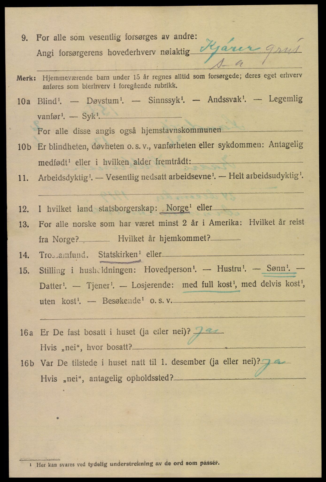 SAK, Folketelling 1920 for 0924 Landvik herred, 1920, s. 2079