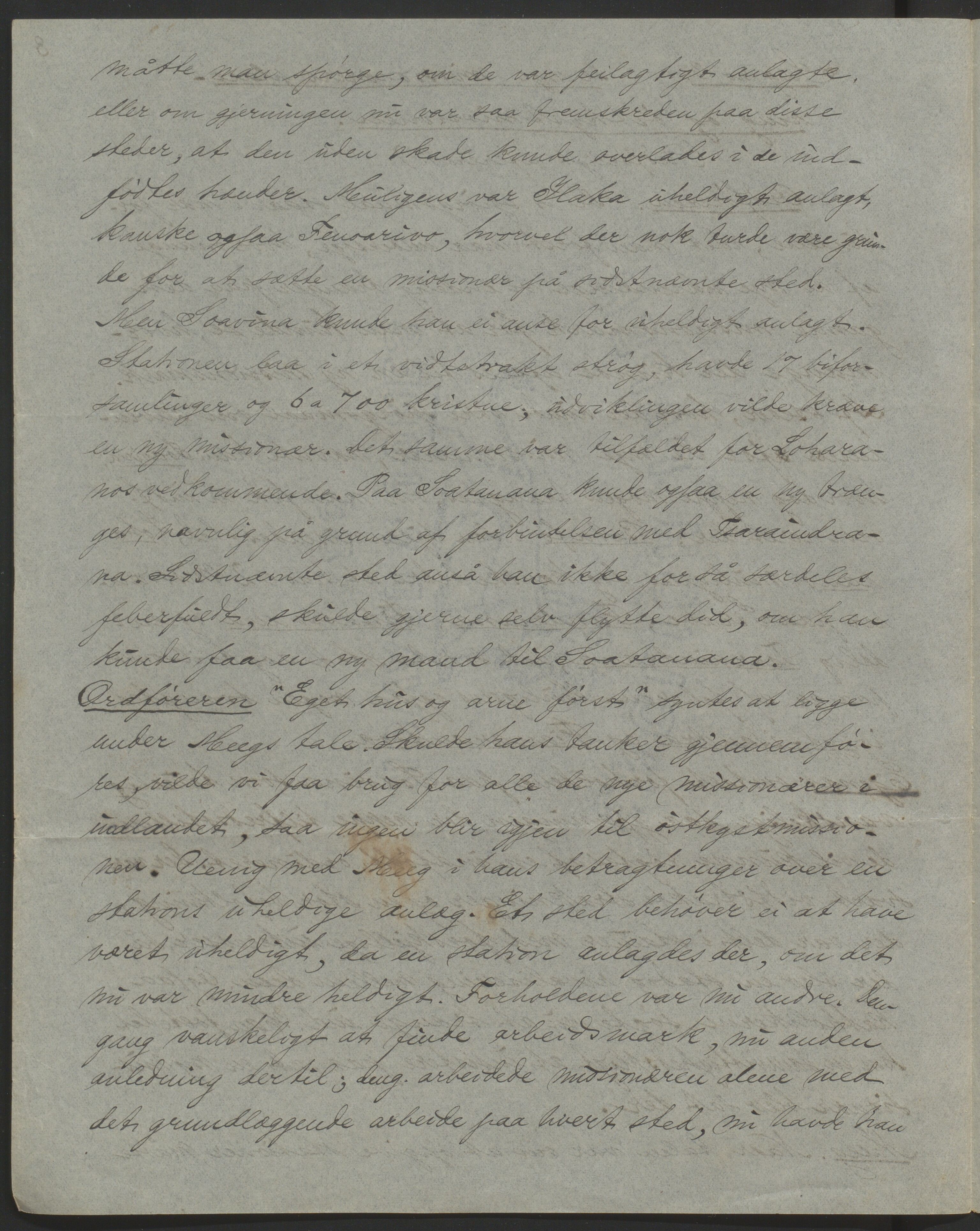 Det Norske Misjonsselskap - hovedadministrasjonen, VID/MA-A-1045/D/Da/Daa/L0037/0002: Konferansereferat og årsberetninger / Konferansereferat fra Madagaskar Innland., 1887
