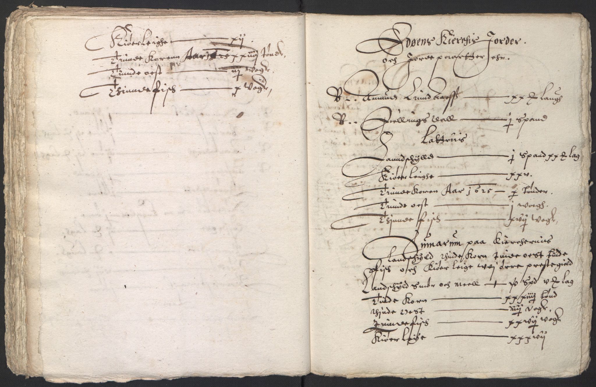 Stattholderembetet 1572-1771, AV/RA-EA-2870/Ek/L0016/0001: Jordebøker til utlikning av rosstjeneste 1624-1626: / Kirke- og prestebolsinntekter i Trondheim bispedømme og Jemtland, 1625-1626, s. 118