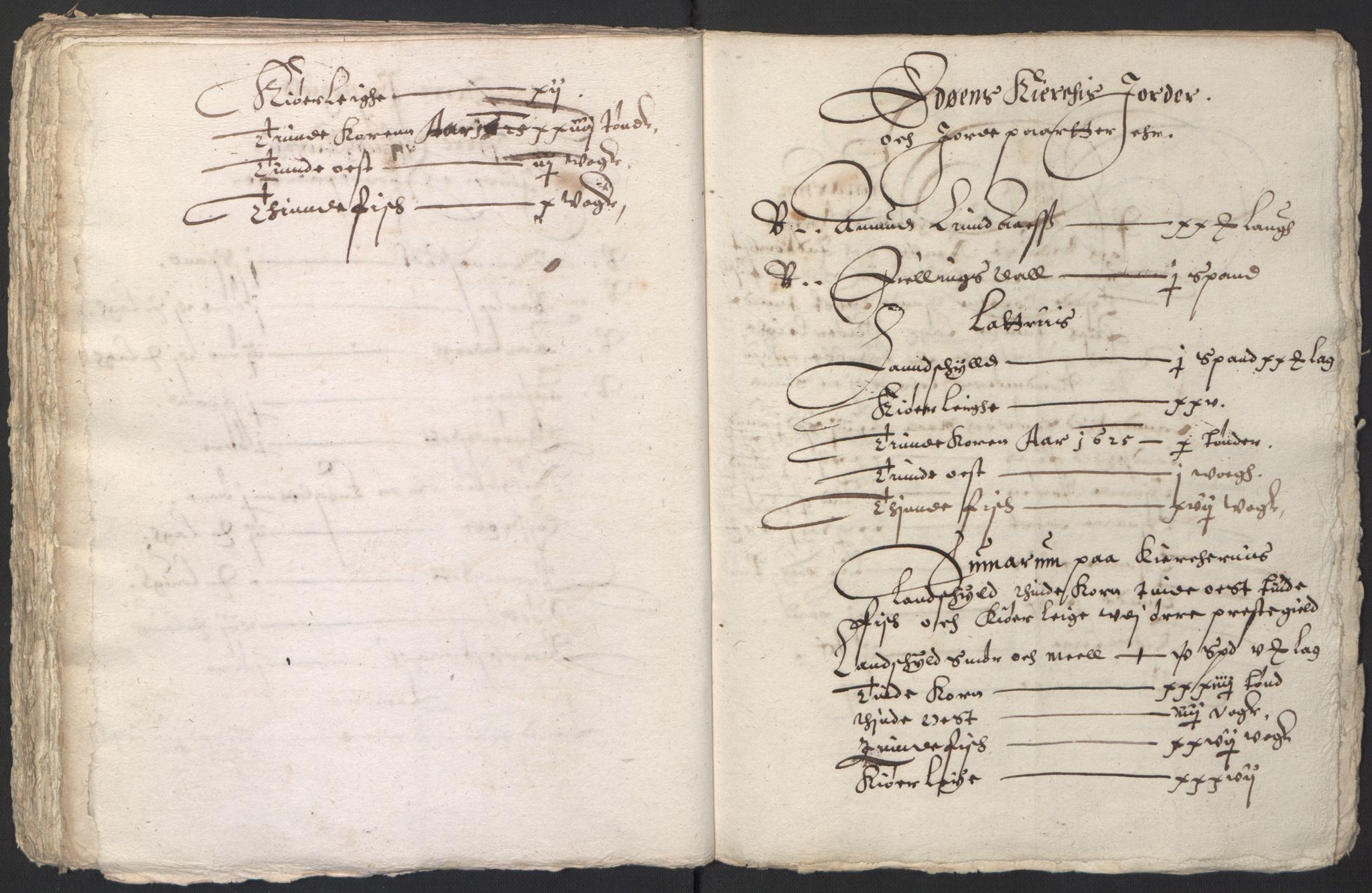 Stattholderembetet 1572-1771, RA/EA-2870/Ek/L0016/0001: Jordebøker til utlikning av rosstjeneste 1624-1626: / Kirke- og prestebolsinntekter i Trondheim bispedømme og Jemtland, 1625-1626, s. 118