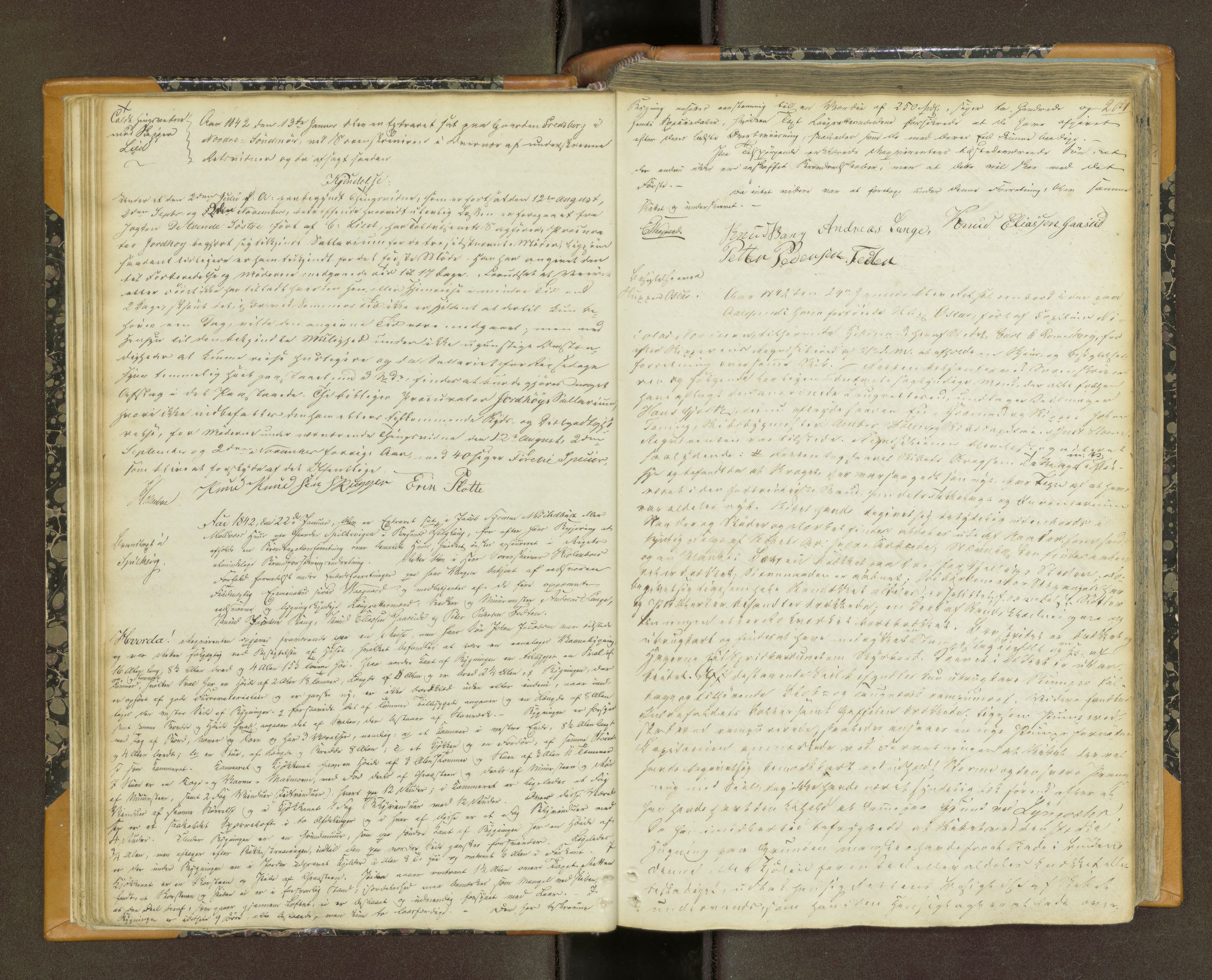 Nordre Sunnmøre sorenskriveri, AV/SAT-A-0006/1/1/1B/L0002: Ekstrarettsprotokoll 1b, 1841-1844, s. 203b-204a