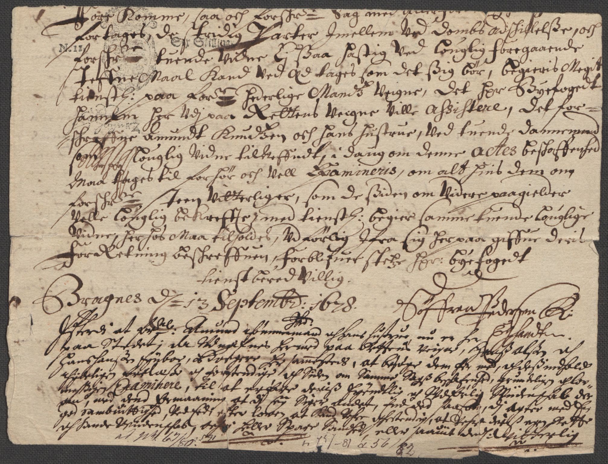 Riksarkivets diplomsamling, RA/EA-5965/F15/L0026: Prestearkiv - Telemark, 1575-1838, s. 95