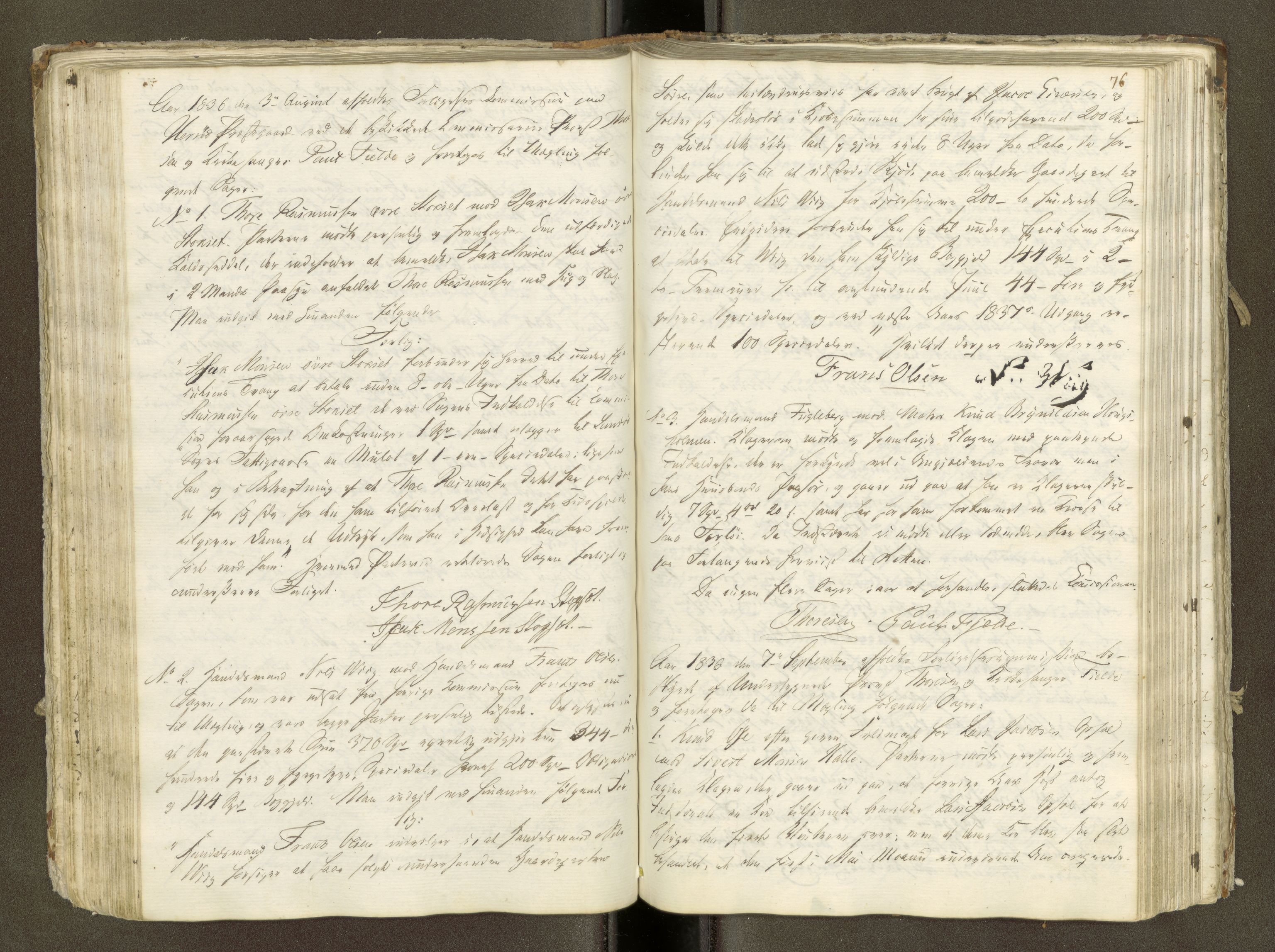 Herøy forliksråd (Møre og Romsdal), AV/SAT-A-2073/A/L0002: Møtebok, 1797-1843, s. 75b-76a