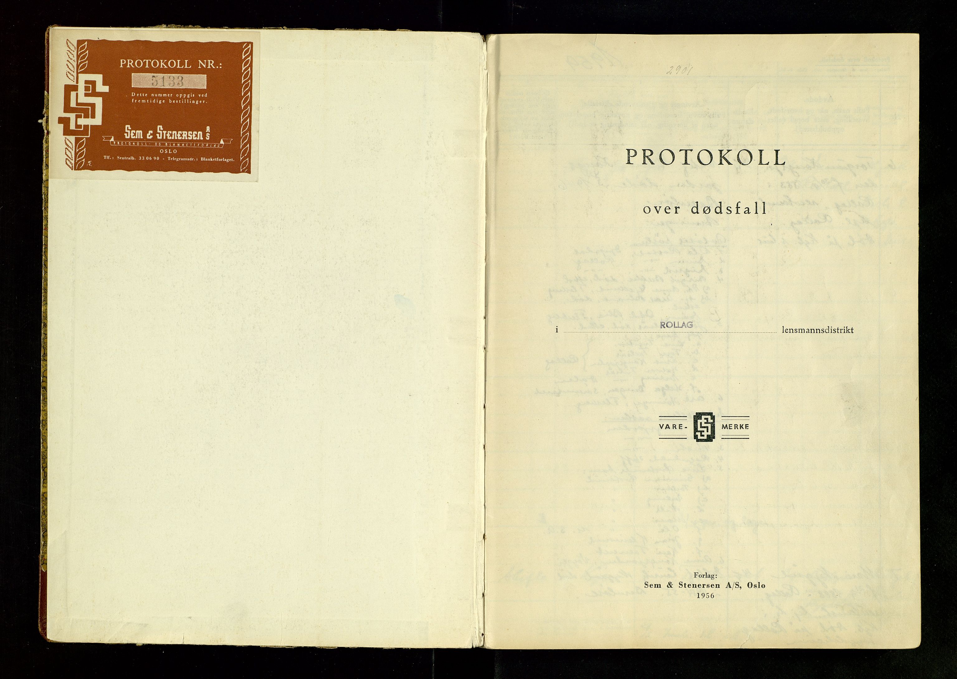 Rollag lensmannskontor, SAKO/A-521/H/Ha/L0005: Dødsfallsprotokoll, 1959-1972