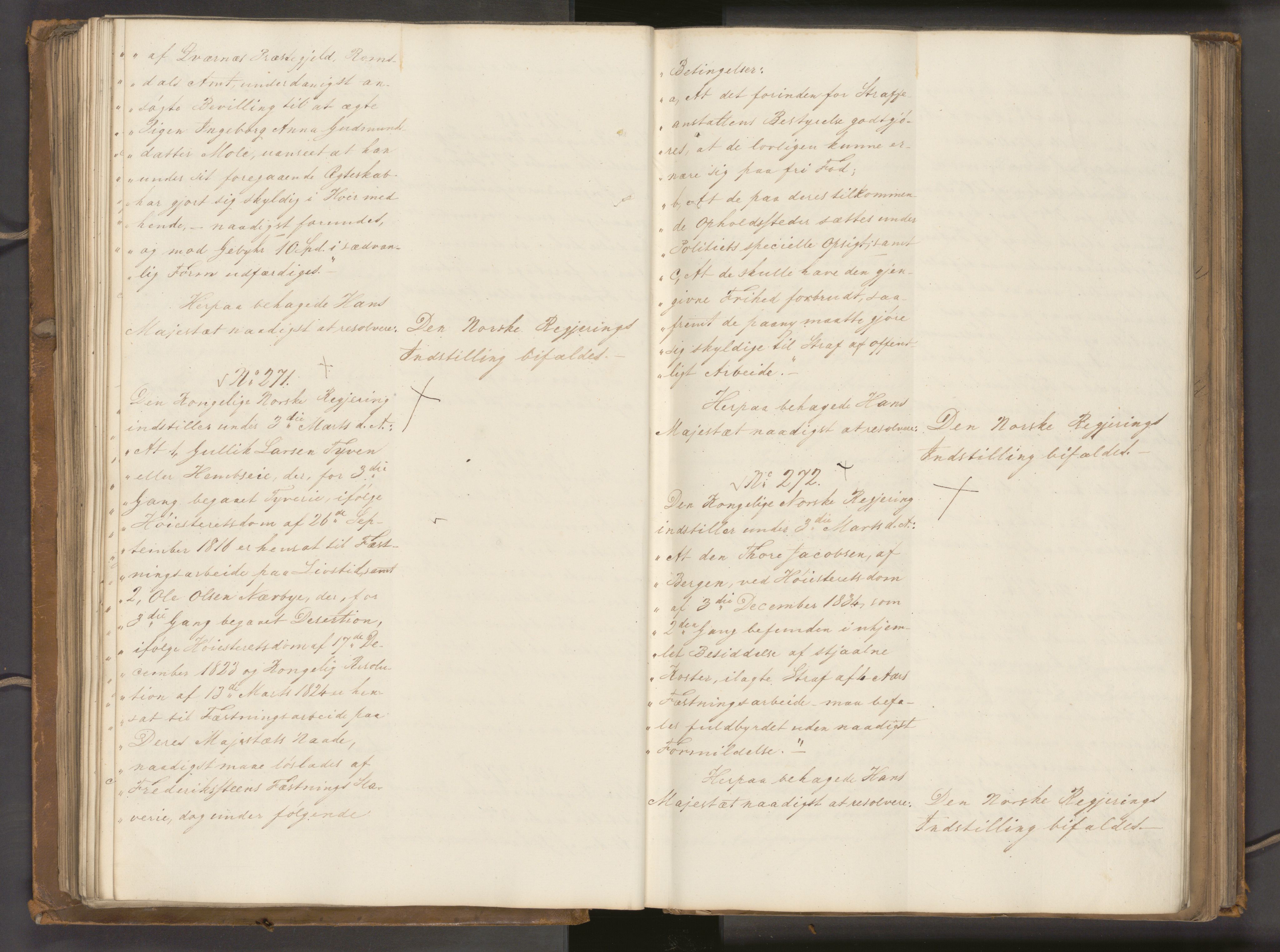 Statsrådssekretariatet, AV/RA-S-1001/A/Ab/L0040: Kgl. res. nr. 1-568, 1. halvår, 1835