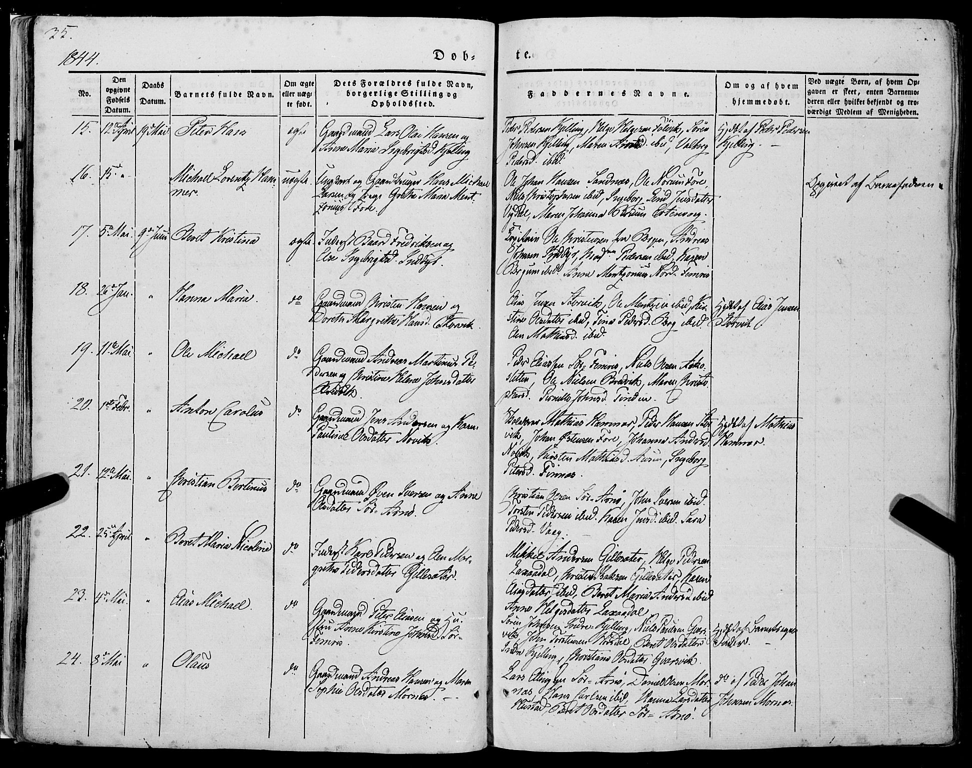Ministerialprotokoller, klokkerbøker og fødselsregistre - Nordland, SAT/A-1459/805/L0097: Ministerialbok nr. 805A04, 1837-1861, s. 35