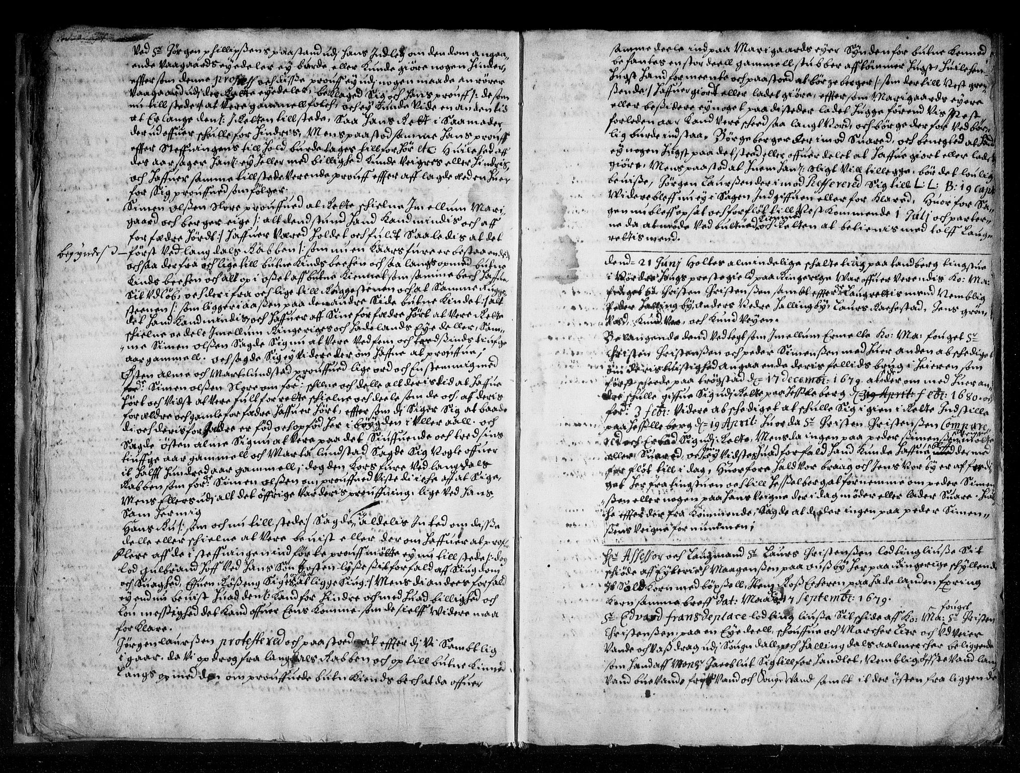 Ringerike og Hallingdal sorenskriveri, AV/SAKO-A-81/F/Fa/Fab/L0008: Tingbok - Sorenskriveriet, 1680