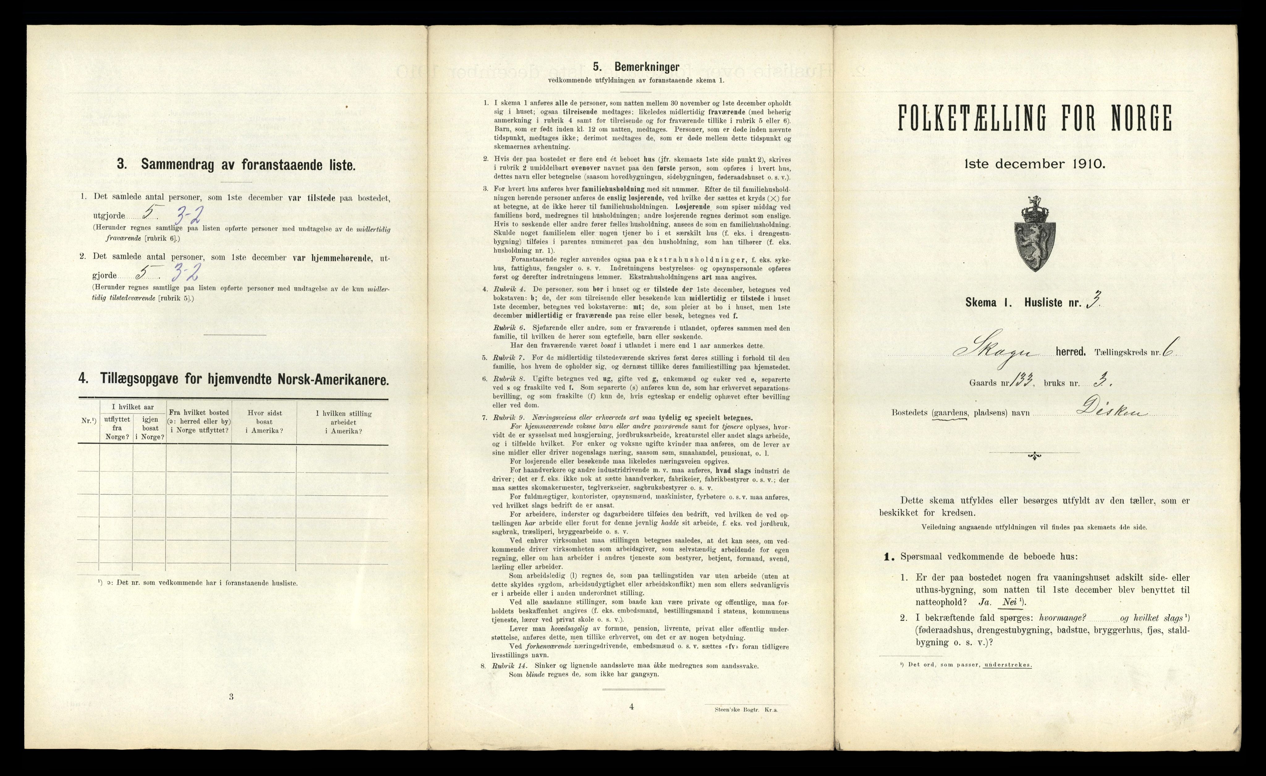 RA, Folketelling 1910 for 1719 Skogn herred, 1910, s. 1038