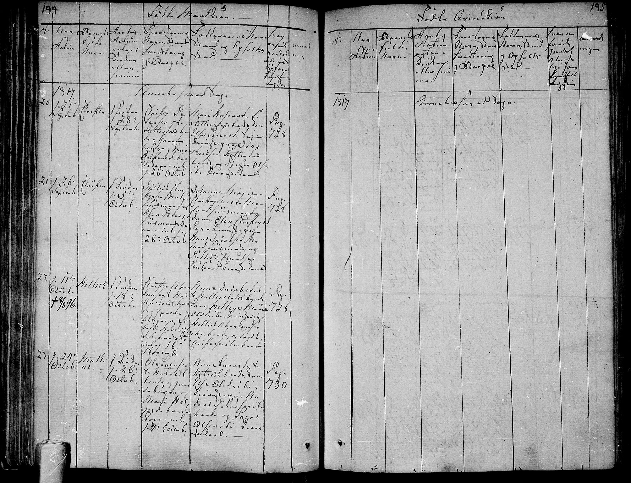 Andebu kirkebøker, AV/SAKO-A-336/F/Fa/L0003: Ministerialbok nr. I 3 /1, 1803-1828, s. 144-145