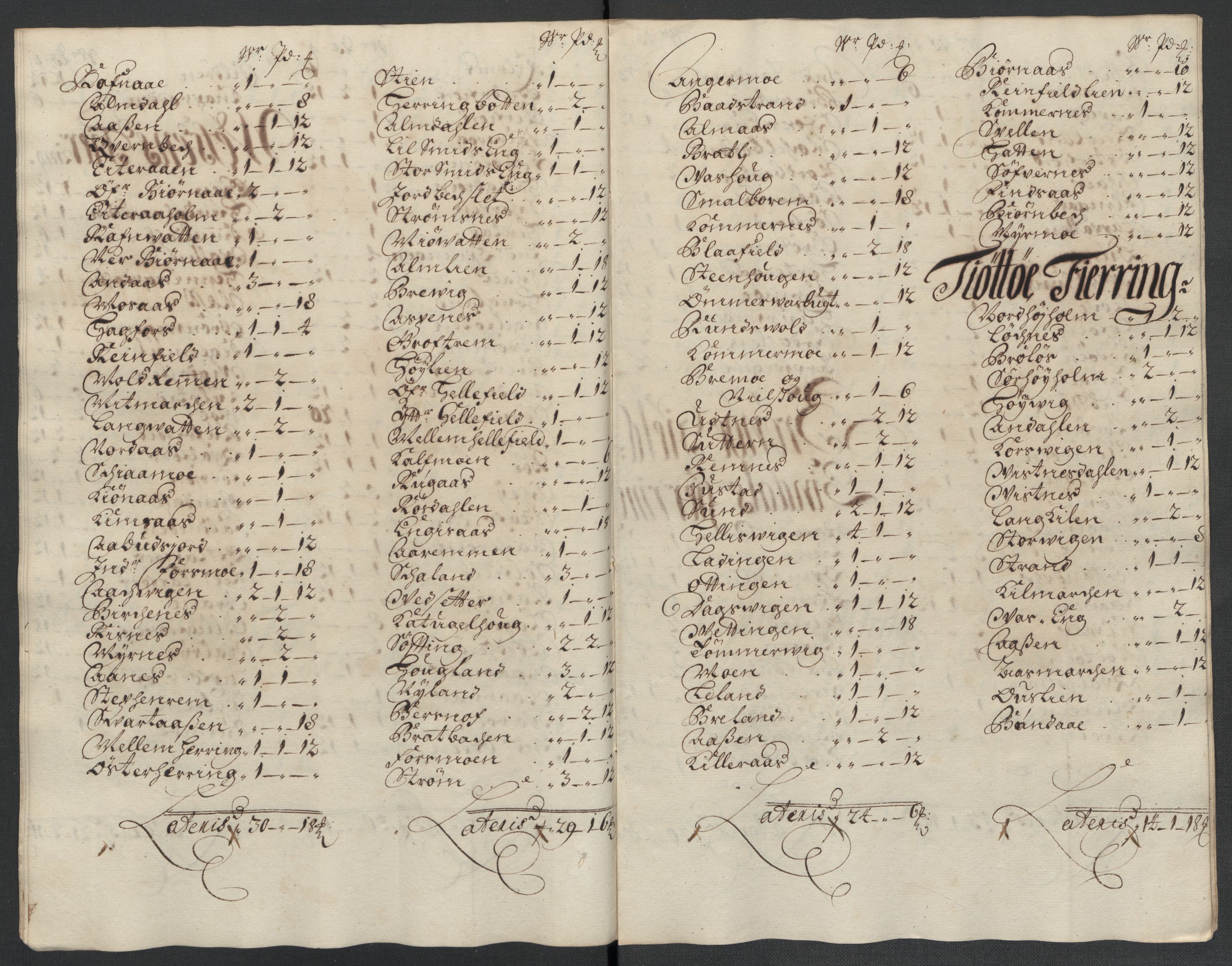 Rentekammeret inntil 1814, Reviderte regnskaper, Fogderegnskap, AV/RA-EA-4092/R65/L4508: Fogderegnskap Helgeland, 1702-1705, s. 80