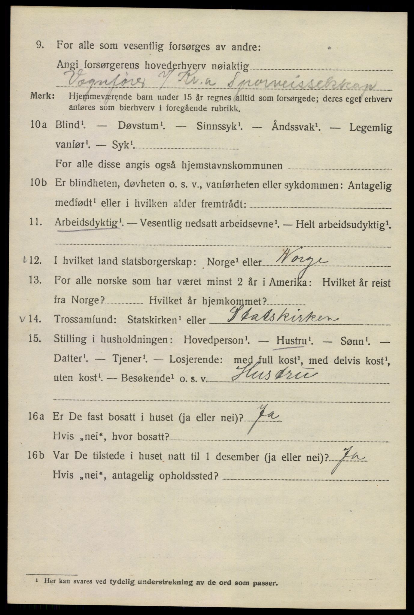 SAO, Folketelling 1920 for 0301 Kristiania kjøpstad, 1920, s. 152006