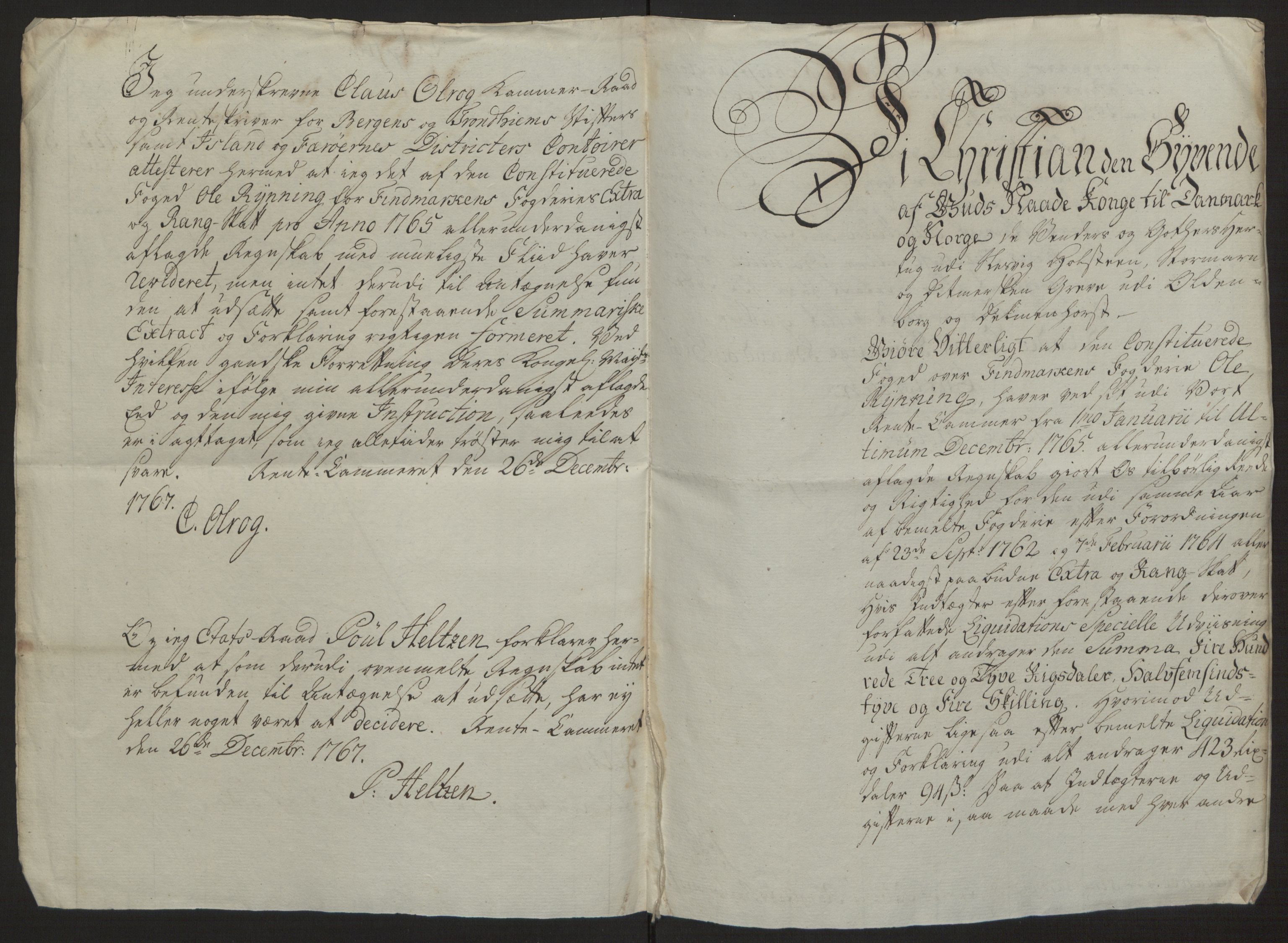 Rentekammeret inntil 1814, Reviderte regnskaper, Fogderegnskap, AV/RA-EA-4092/R69/L4910: Ekstraskatten  Finnmark/Vardøhus, 1762-1772, s. 126
