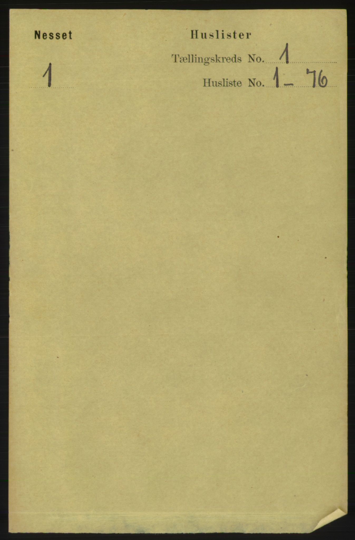 RA, Folketelling 1891 for 1543 Nesset herred, 1891, s. 14