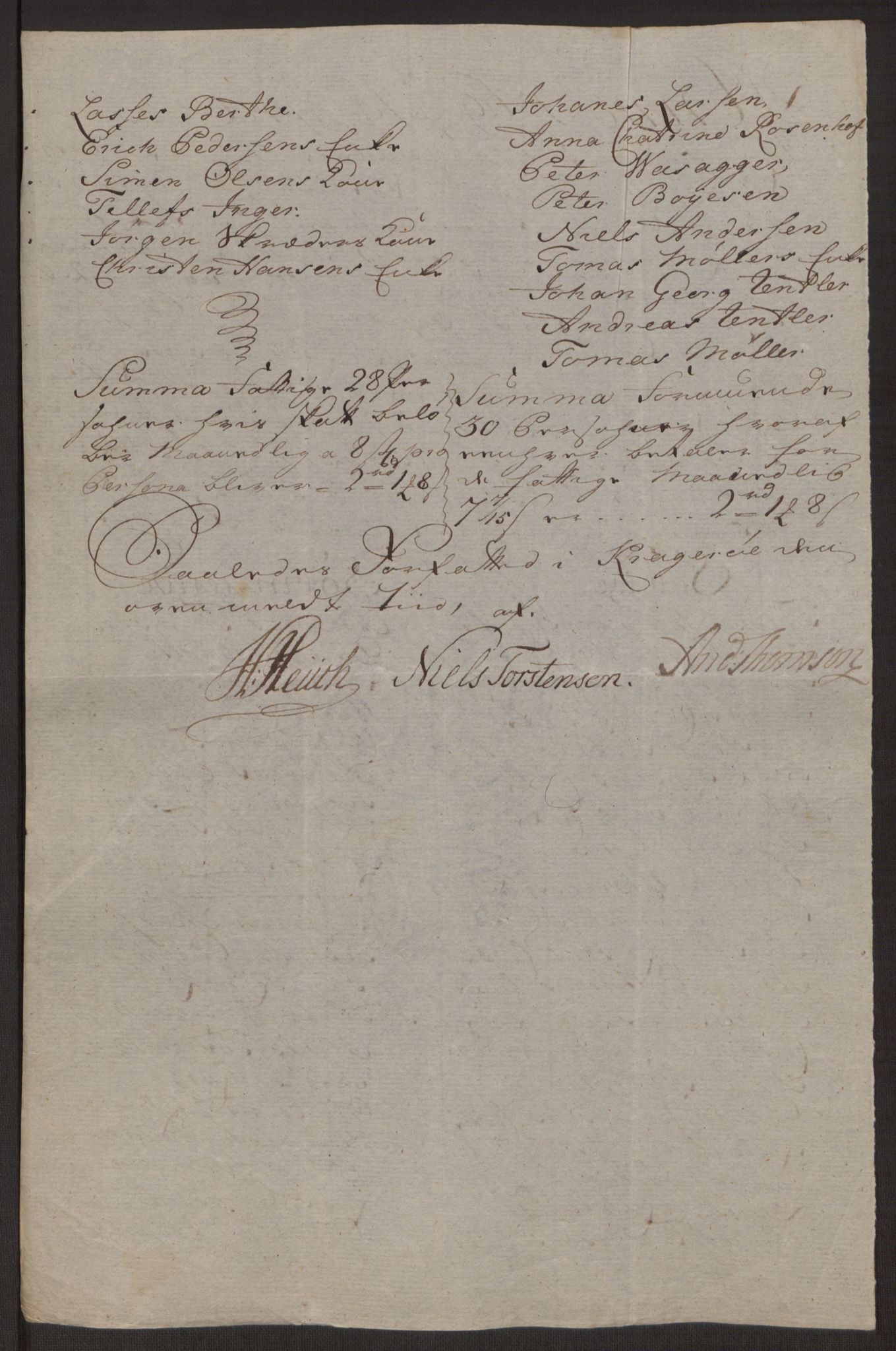 Rentekammeret inntil 1814, Reviderte regnskaper, Byregnskaper, RA/EA-4066/R/Rk/L0218/0003: [K2] Kontribusjonsregnskap / Ekstra- og rangskatt, 1768-1772, s. 40