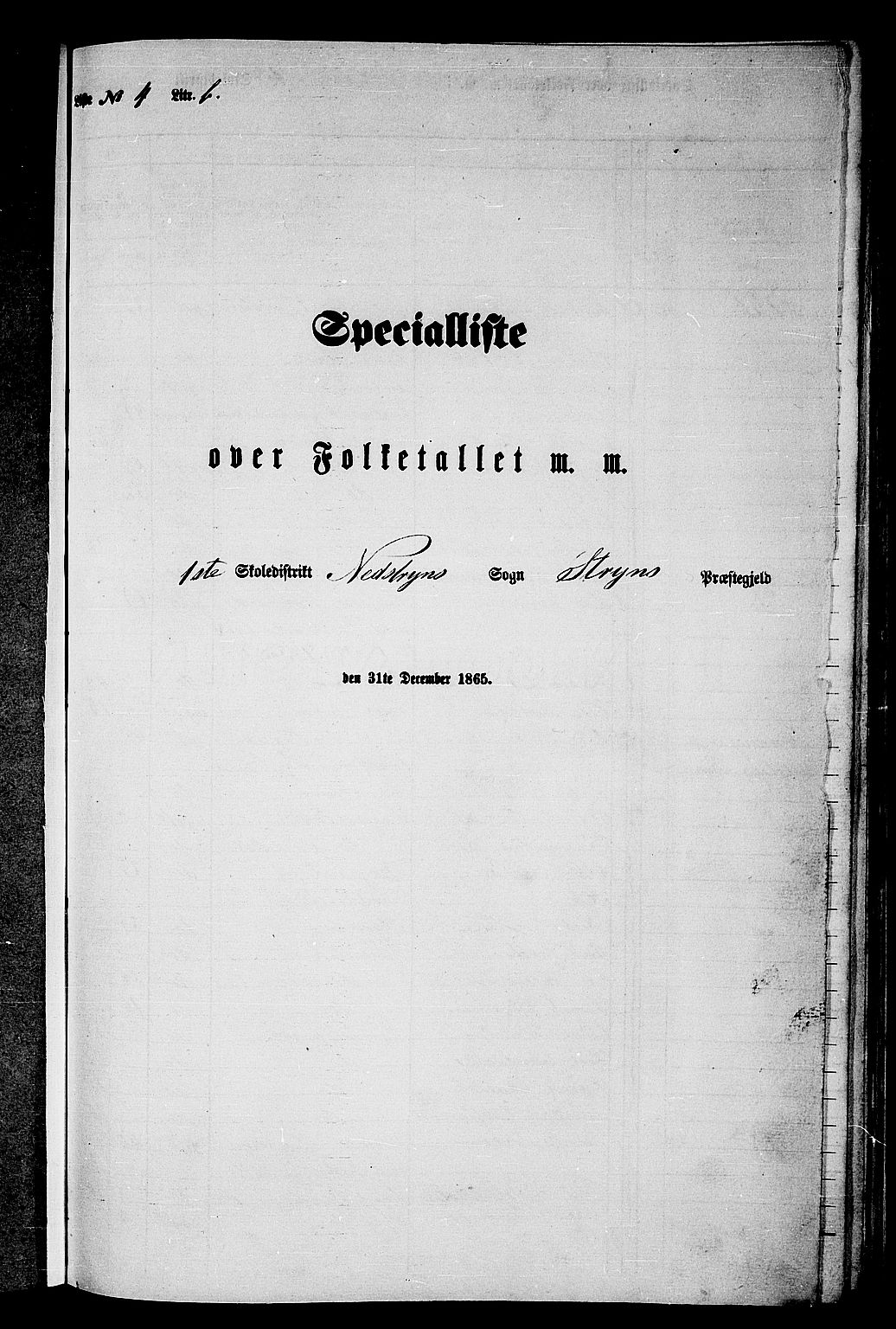 RA, Folketelling 1865 for 1448P Stryn prestegjeld, 1865, s. 57
