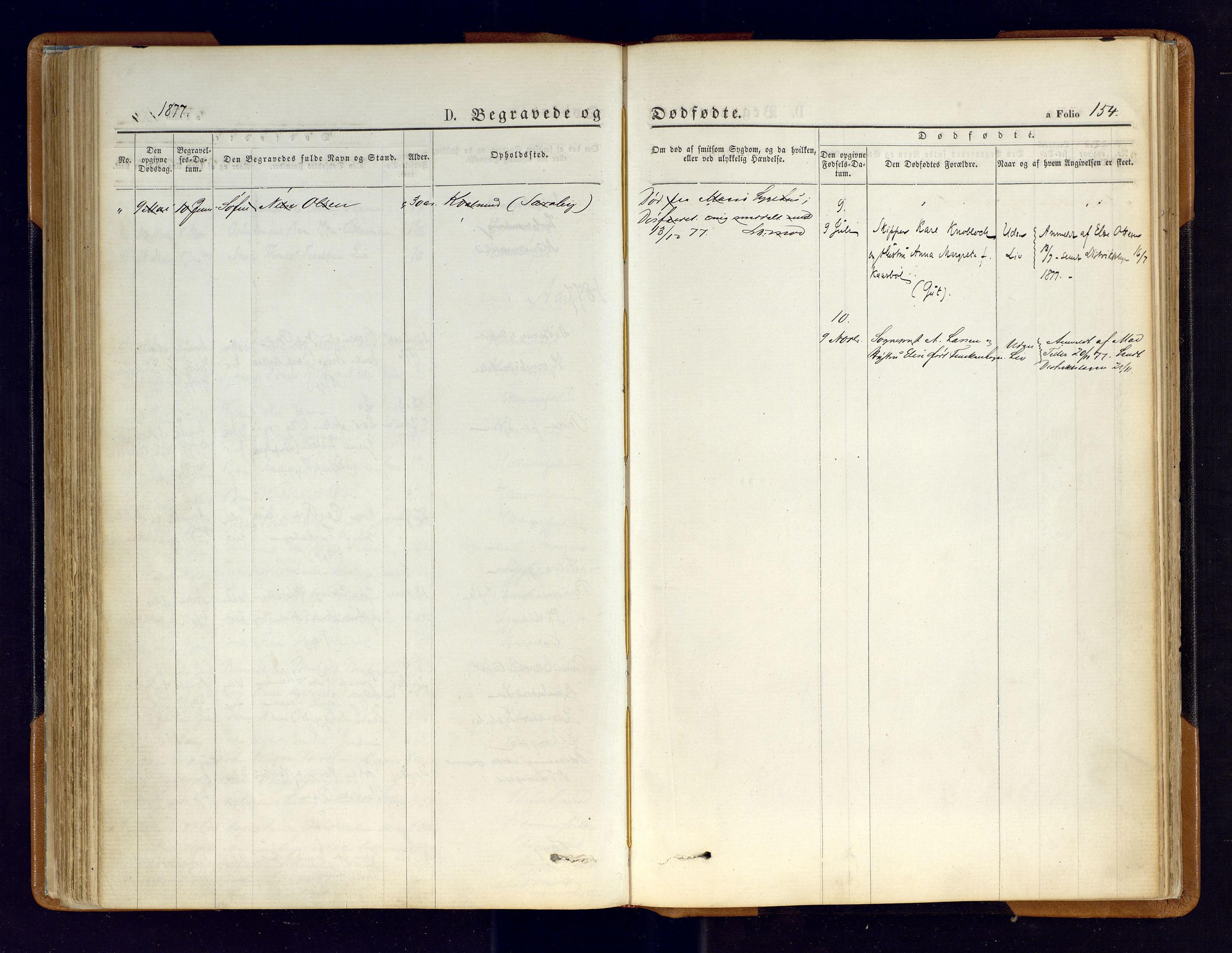 Hammerfest sokneprestkontor, AV/SATØ-S-1347/H/Ha/L0006.kirke: Ministerialbok nr. 6, 1869-1877, s. 154