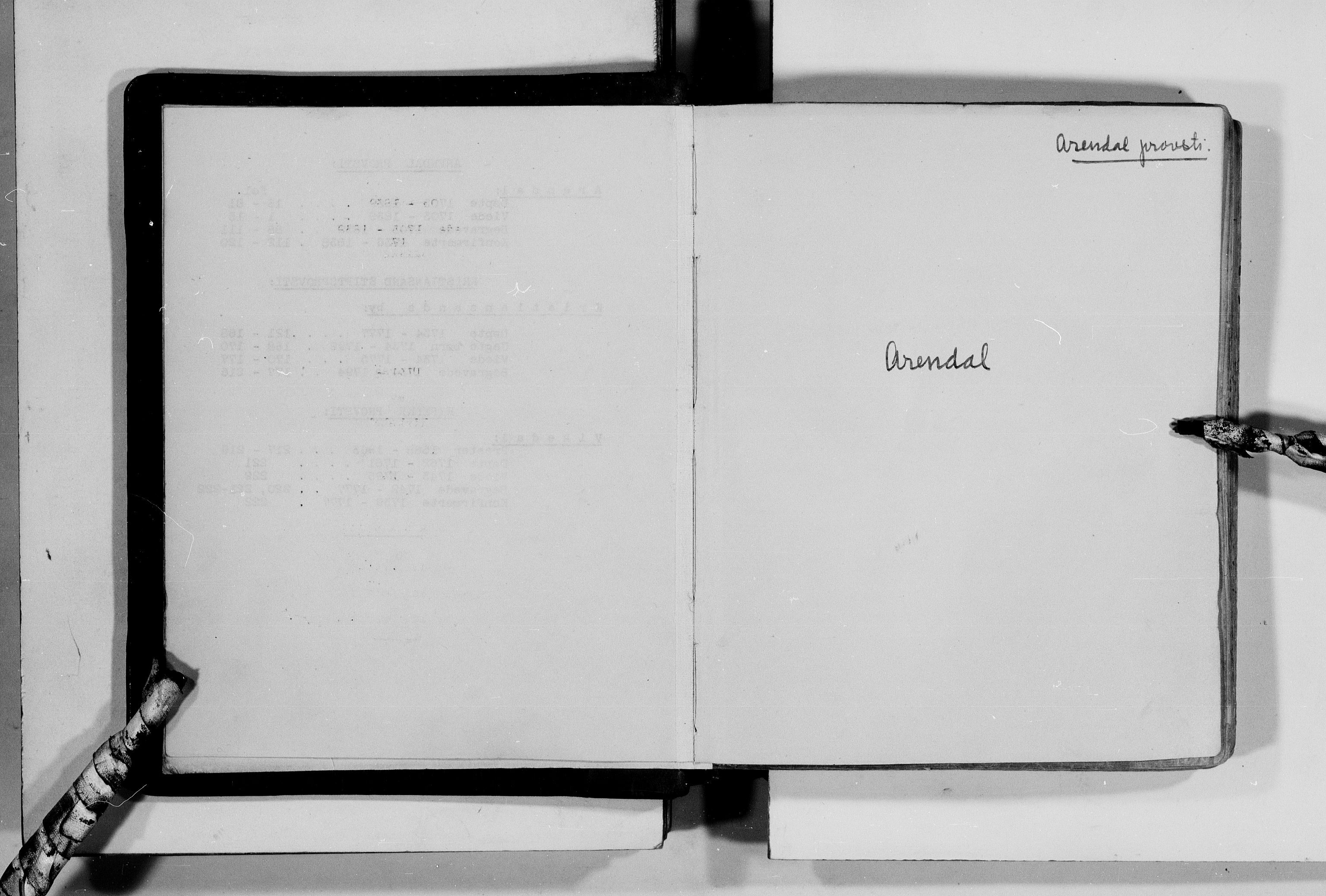 Lassens samlinger, AV/RA-PA-0051/F/Fc/L0083: Utdrag av kirkebøker IX - Kristiansand stift: Arendal prosti, Kristiansand stiftsprosti og Ryfylke prosti, 1703-1839, s. 4