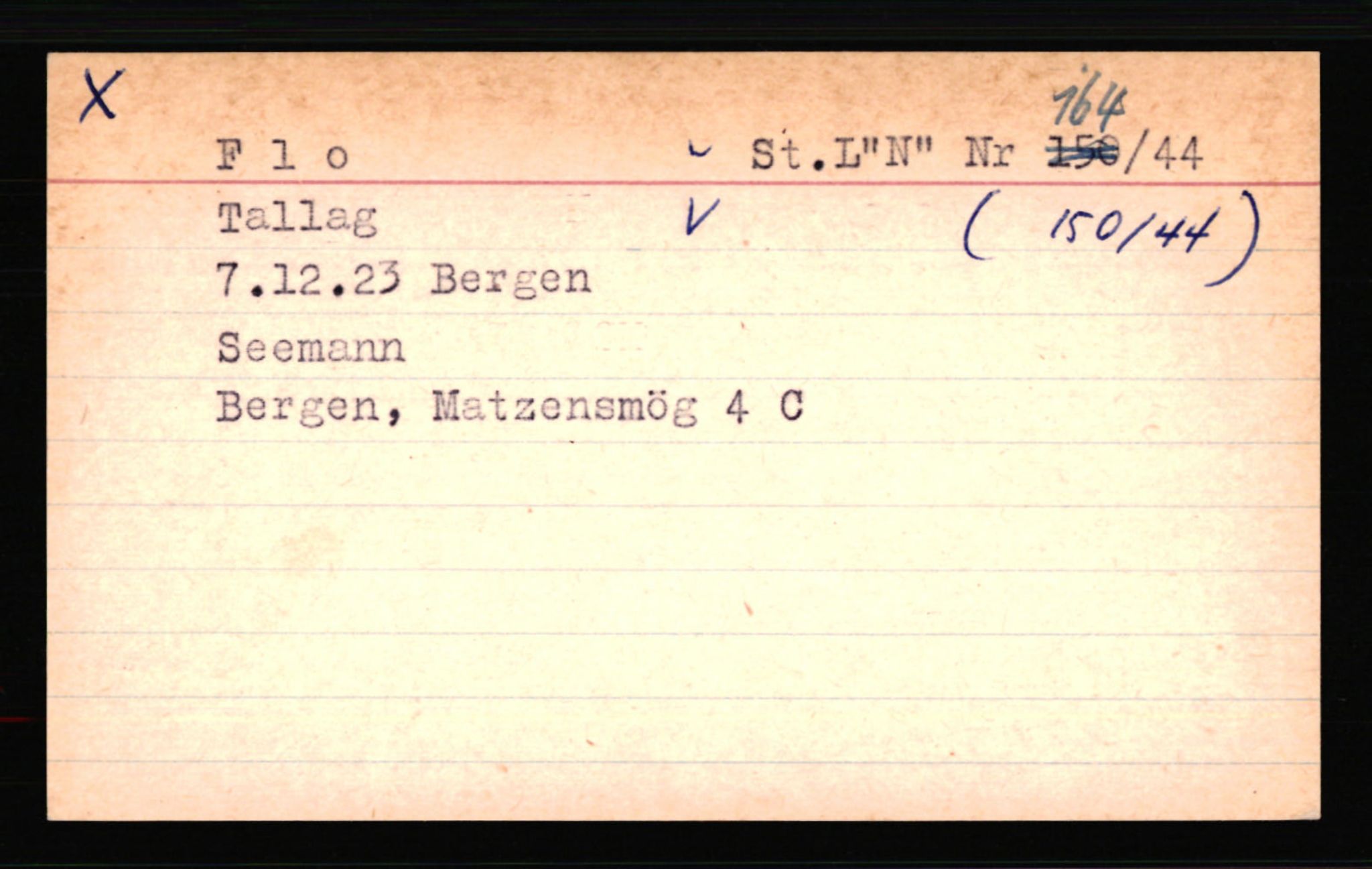 SS- und Polizeigericht Nord (IX), AV/RA-RAFA-3182/0001/C/Ca/L0002: kartotekkort for personer alfabetisk på etternavn: D-H, 1940-1945, s. 381
