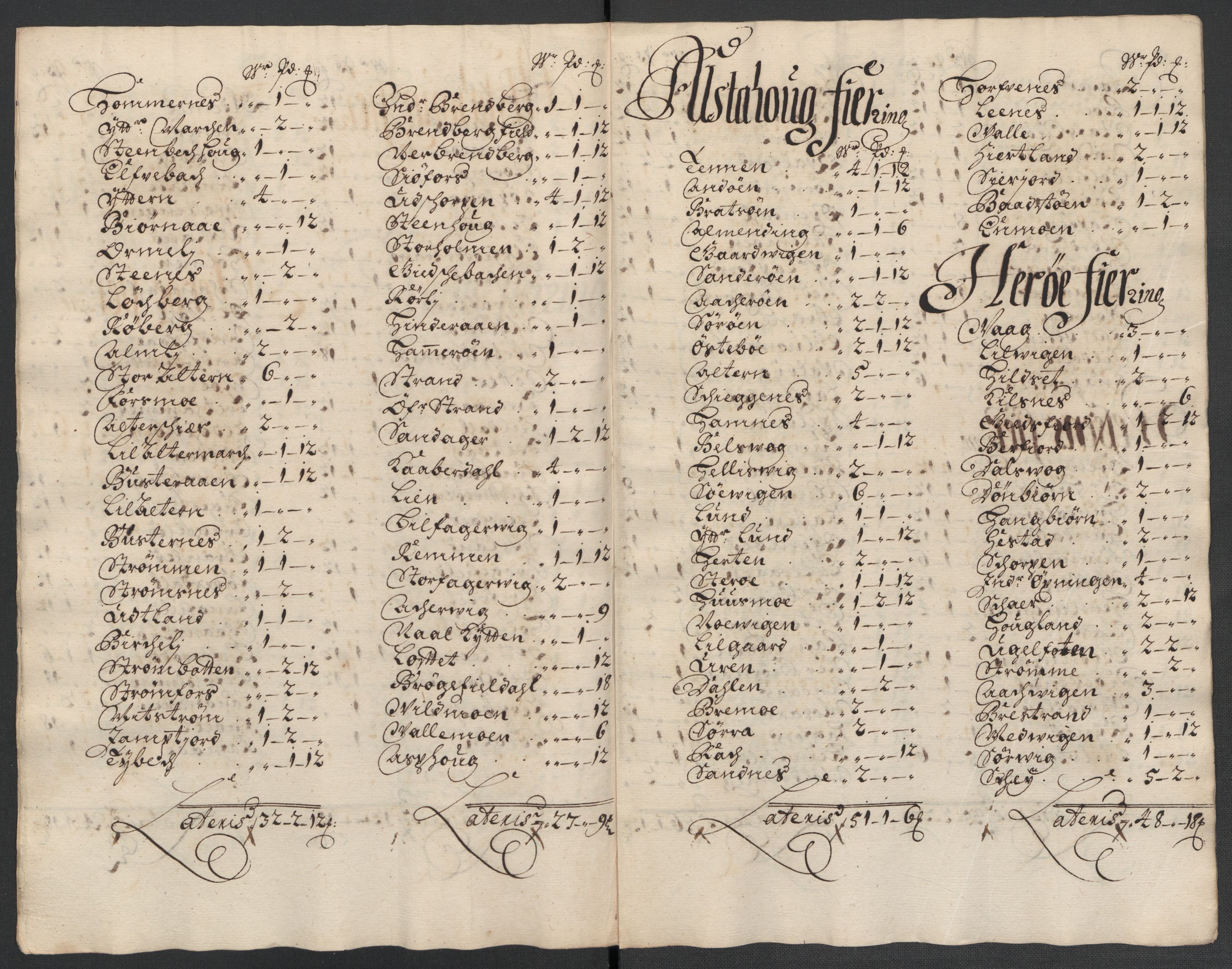 Rentekammeret inntil 1814, Reviderte regnskaper, Fogderegnskap, AV/RA-EA-4092/R65/L4508: Fogderegnskap Helgeland, 1702-1705, s. 91