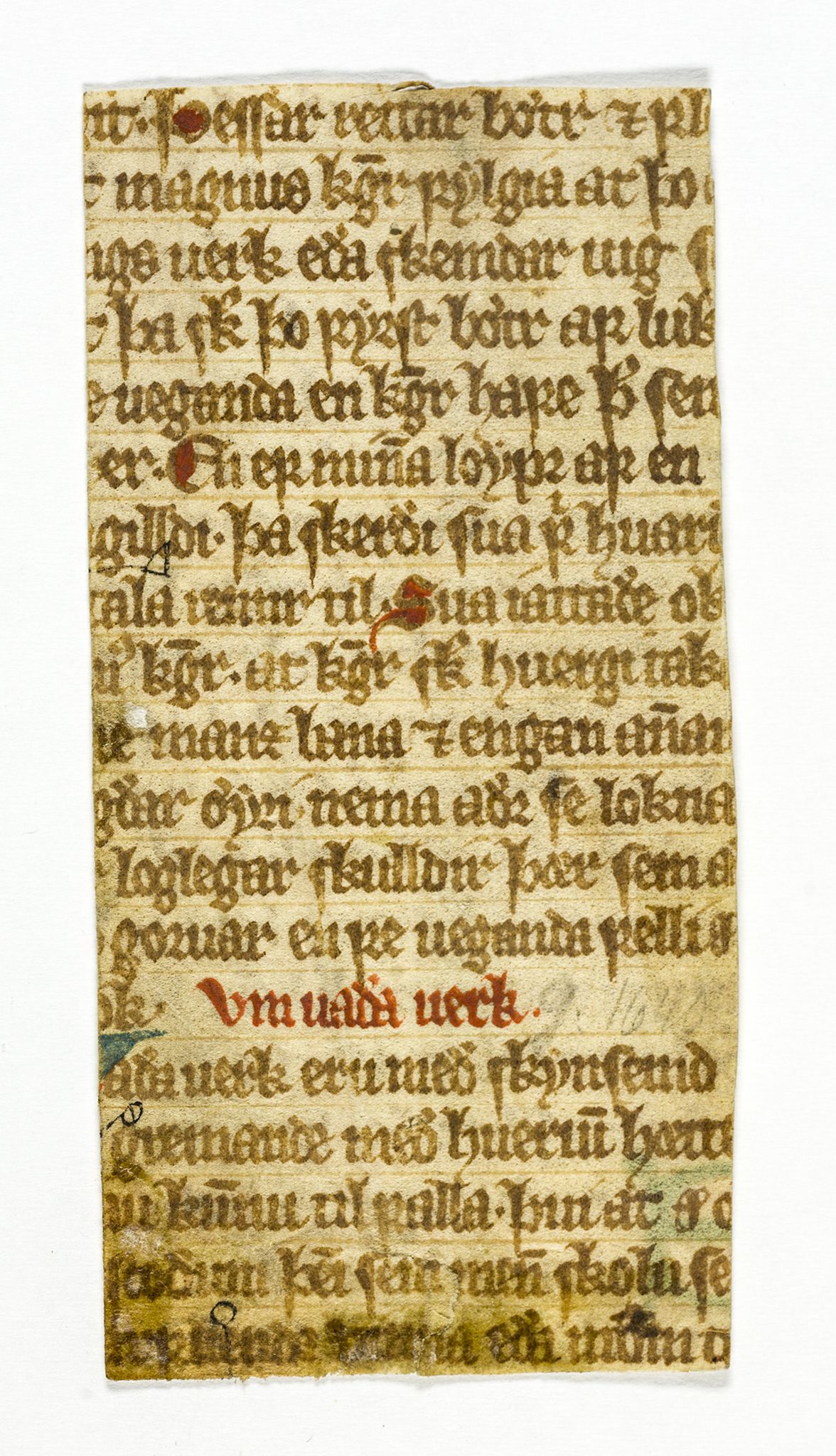 Riksarkivets diplomsamling, AV/RA-EA-5965/F26/L0004: Norrøne membranfragmenter bestand 31-50, 1100-1536, s. 28
