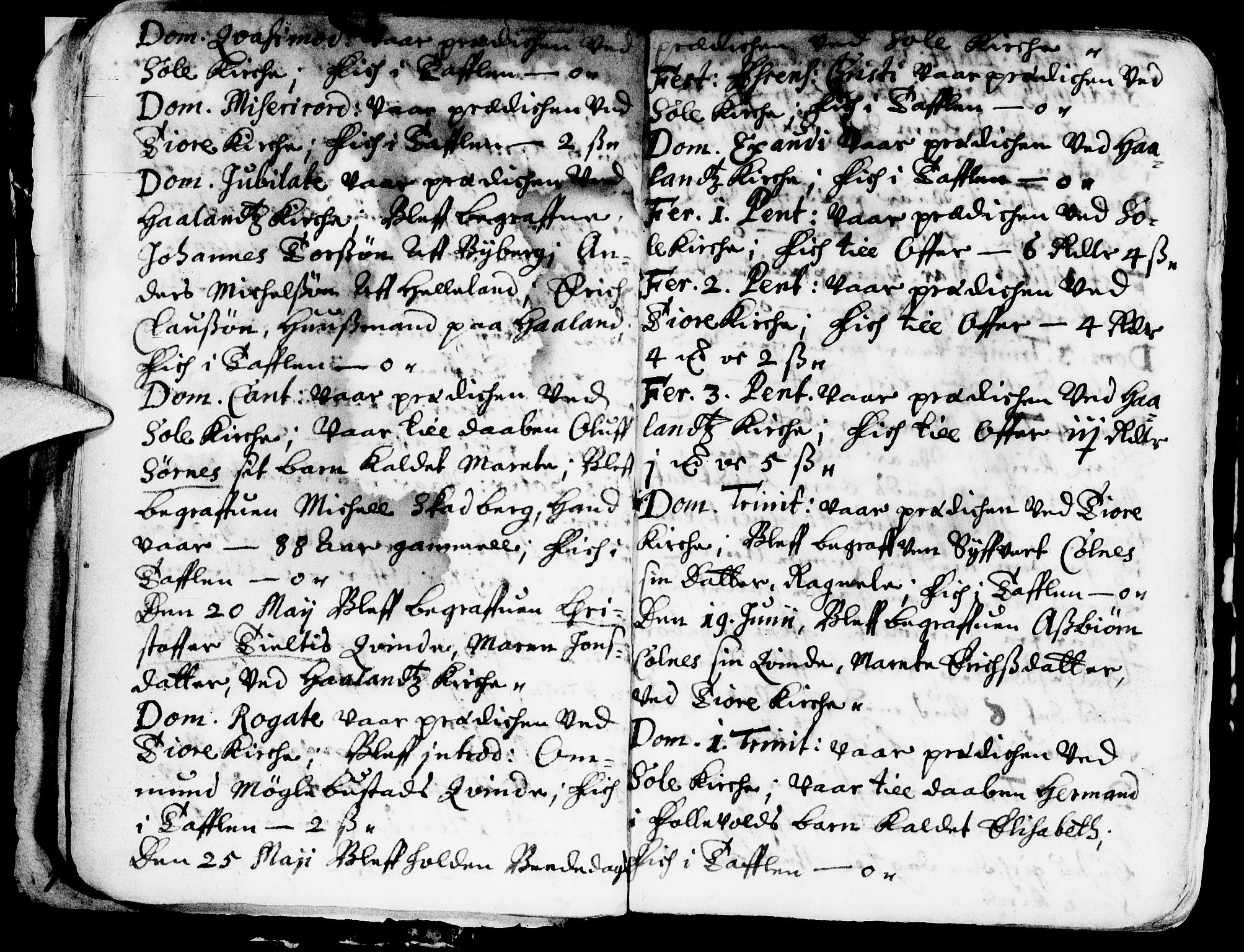 Håland sokneprestkontor, AV/SAST-A-101802/001/30BA/L0001: Ministerialbok nr. A 1, 1671-1722