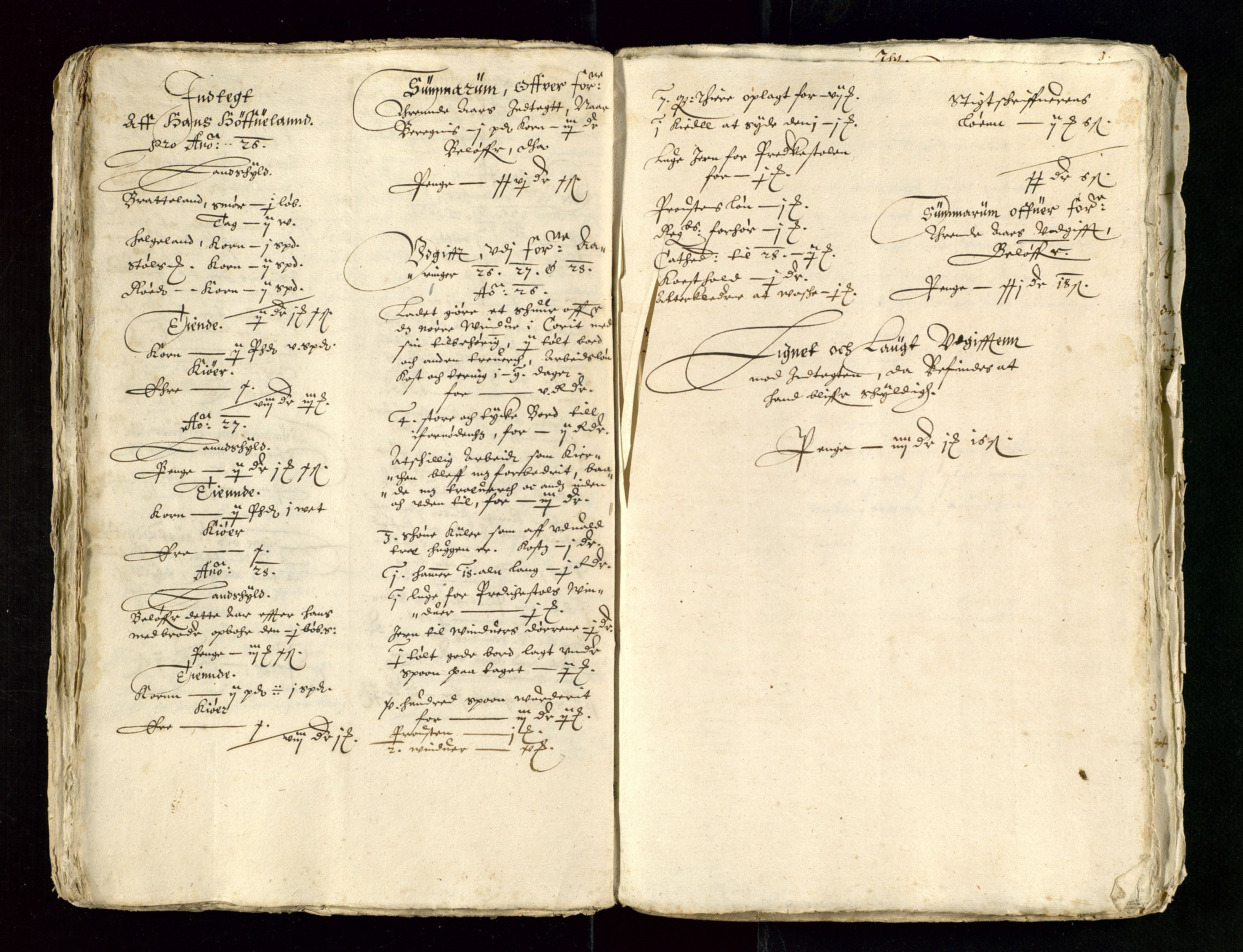 Stavanger len, AV/SAST-A-101870/Ob/L0018: Kirkeregnskaper, 1613-1632, s. 43
