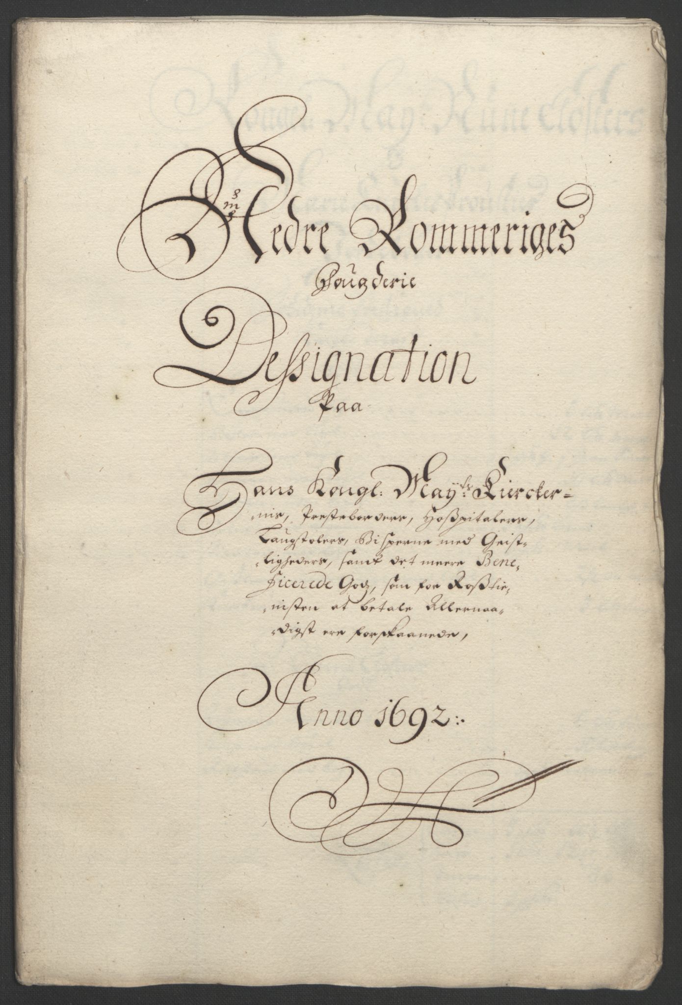 Rentekammeret inntil 1814, Reviderte regnskaper, Fogderegnskap, AV/RA-EA-4092/R11/L0577: Fogderegnskap Nedre Romerike, 1692, s. 247