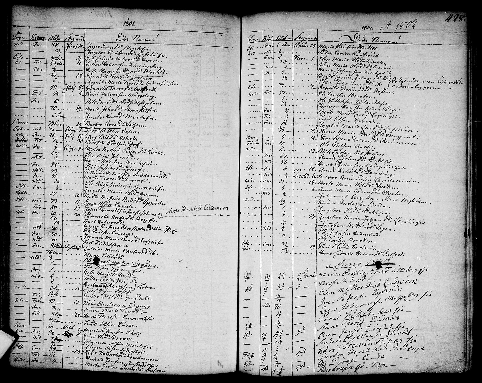 Sandsvær kirkebøker, AV/SAKO-A-244/F/Fa/L0002a: Ministerialbok nr. I 2, 1725-1809, s. 428