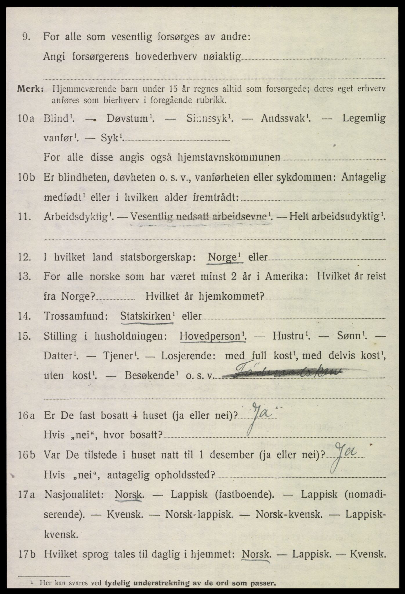 SAT, Folketelling 1920 for 1718 Leksvik herred, 1920, s. 4399