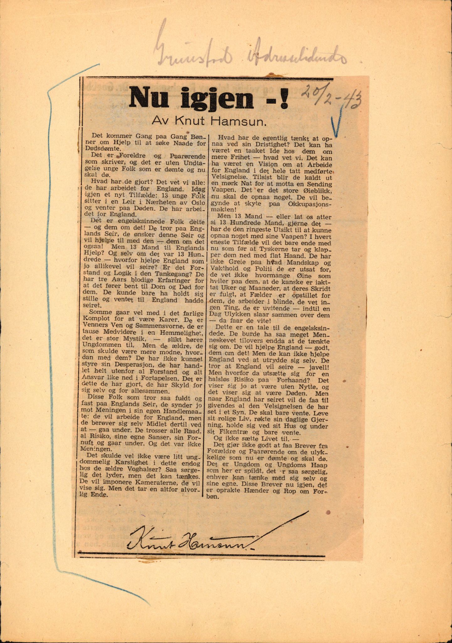 Landssvikarkivet, Arendal politikammer, RA/S-3138-25/D/Dc/L0029: Anr. 192/45, 1945-1951, s. 50