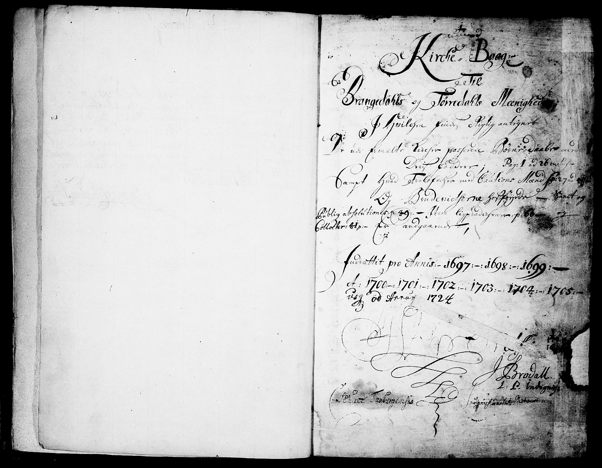 Drangedal kirkebøker, SAKO/A-258/F/Fa/L0001: Ministerialbok nr. 1, 1697-1767