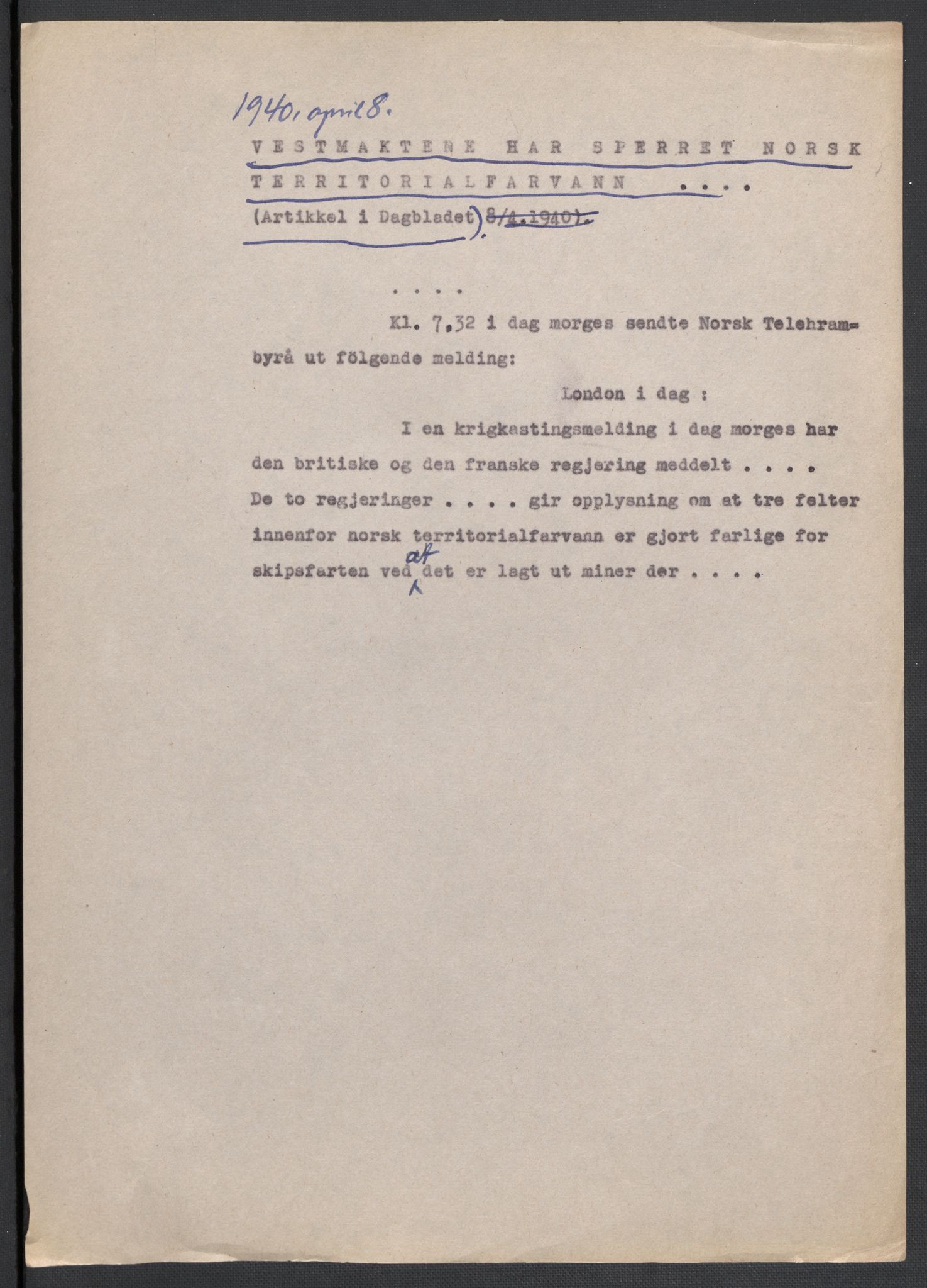 Landssvikarkivet, Oslo politikammer, AV/RA-S-3138-01/D/Da/L0003: Dnr. 29, 1945, s. 262